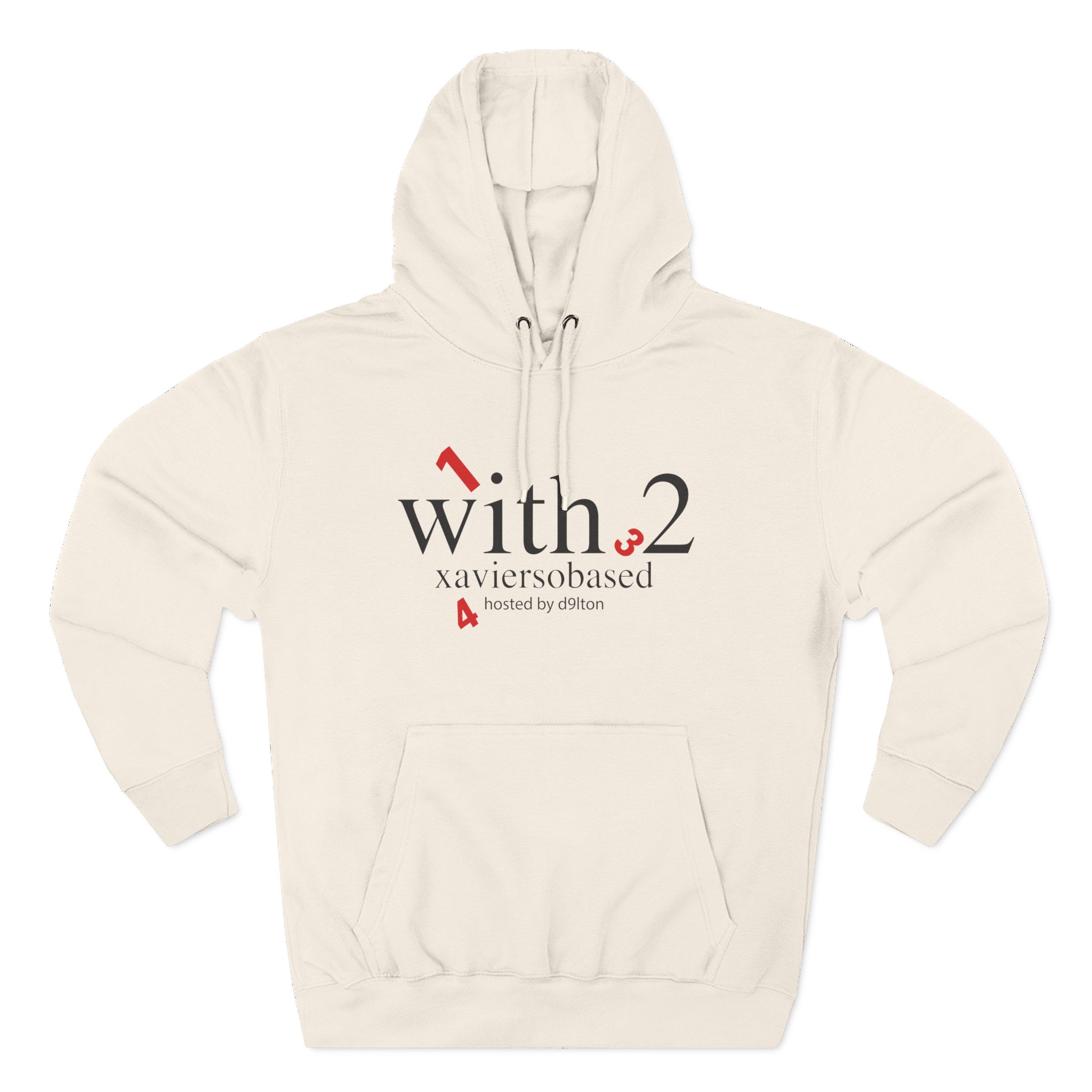 Nettspend Xaviersobased With 2 Album Three-Panel Fleece Hoodie