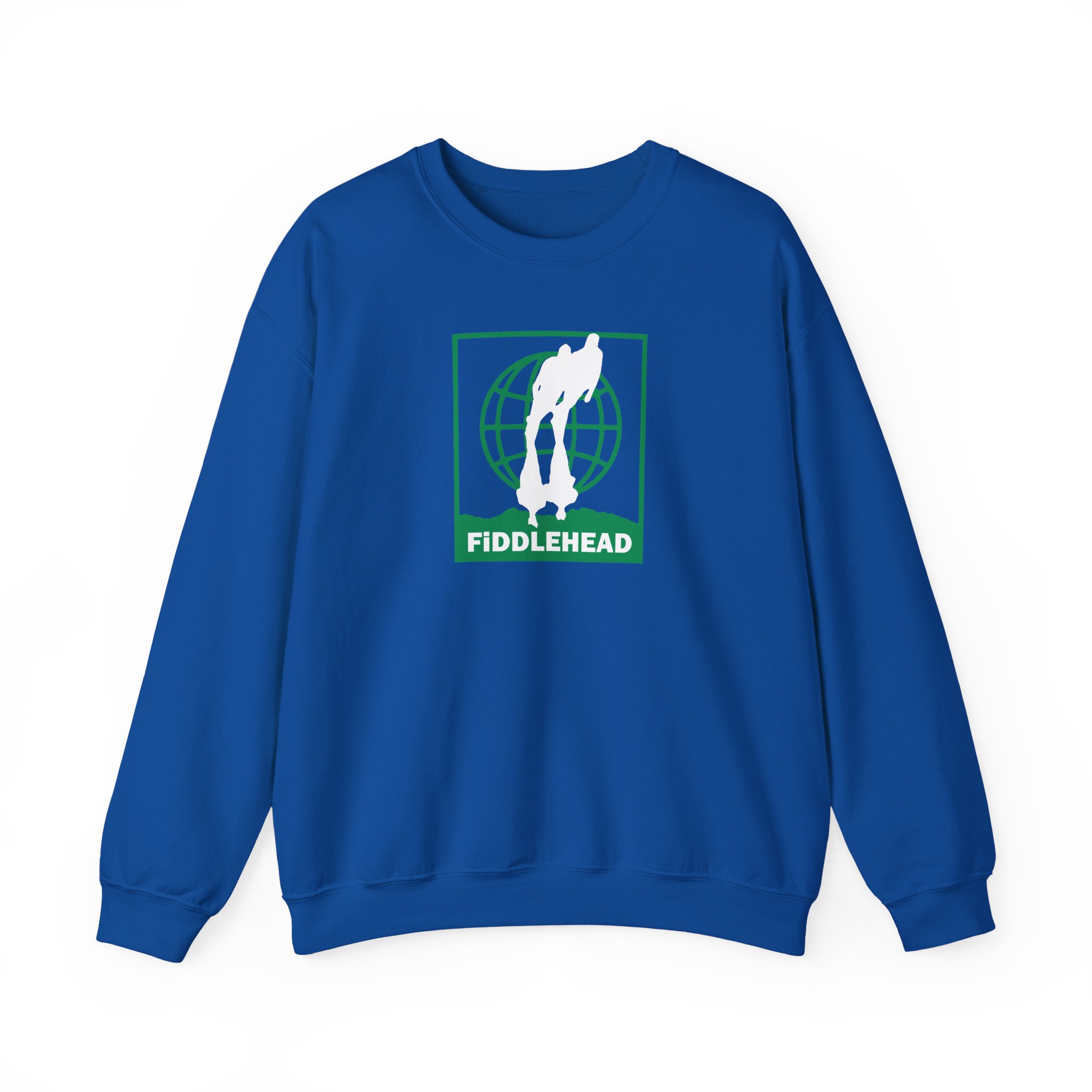 Fiddlehead Globe Unisex Heavy Blendâ„¢ Crewneck Sweatshirt