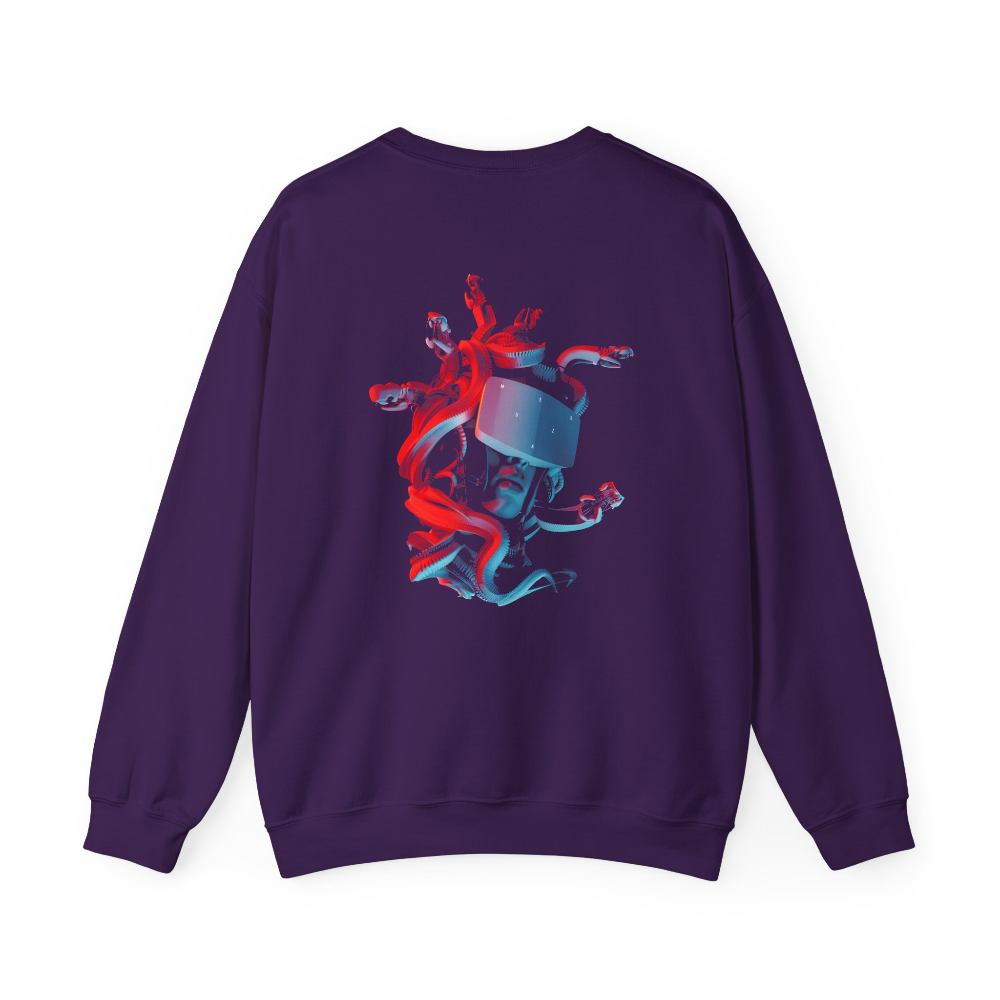 Meduza Multicolour Head Unisex Heavy Blendâ„¢ Crewneck Sweatshirt