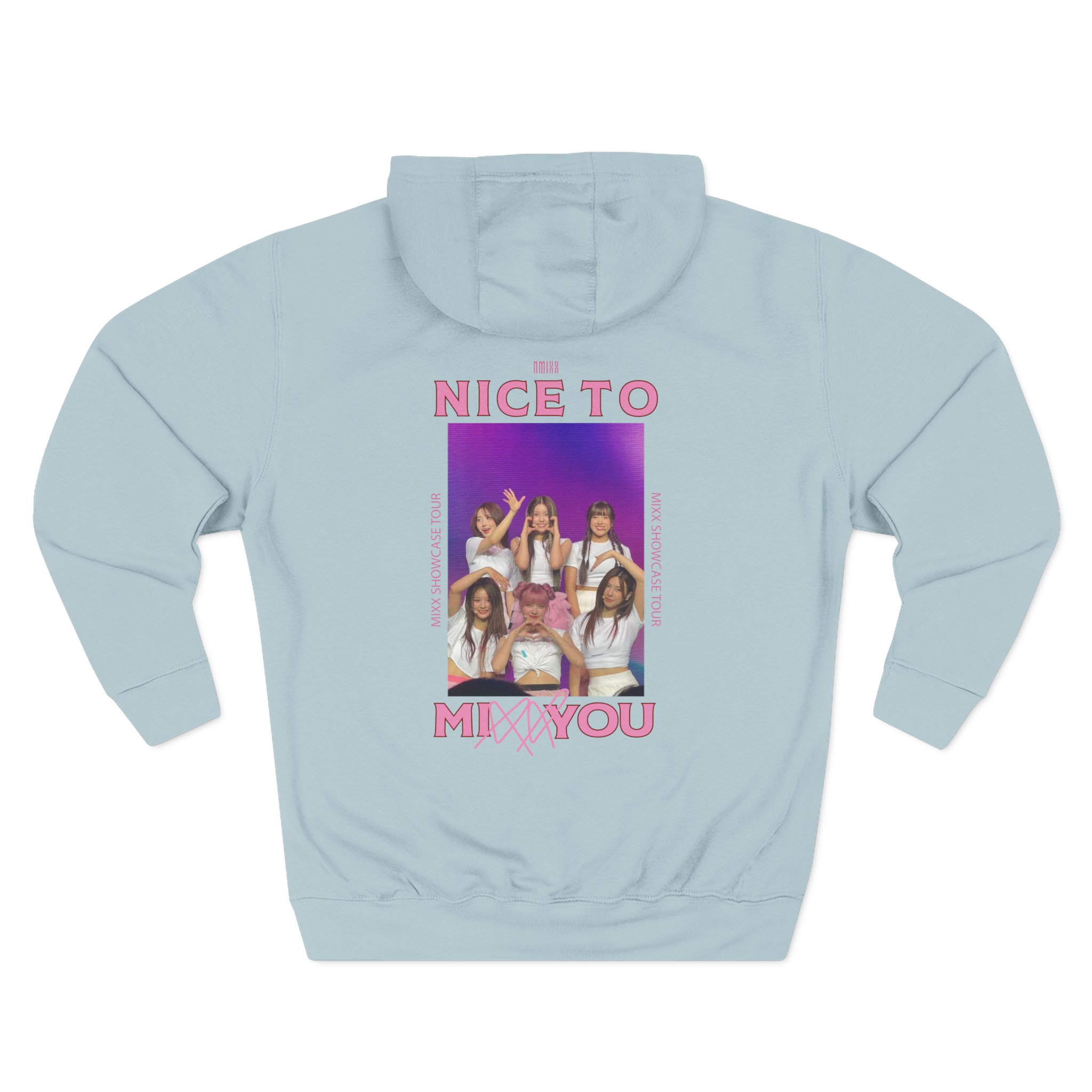 Nmixx Three-Panel Fleece Hoodie