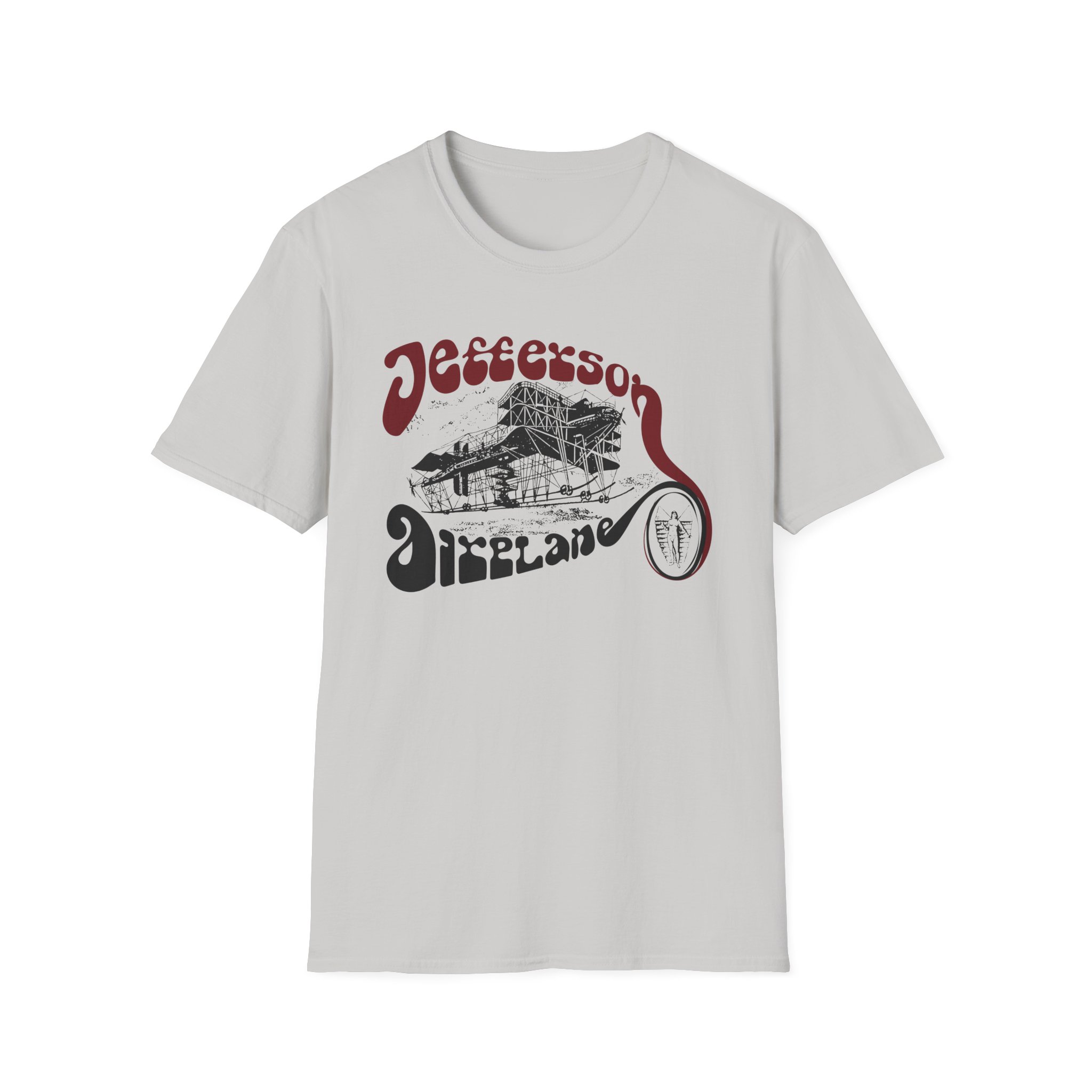 Jefferson Airplane Vintage Plane Unisex Softstyle T-Shirt