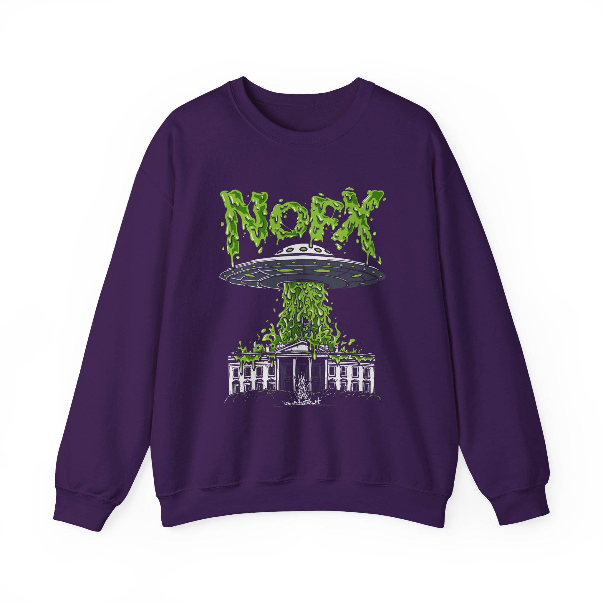 Nofx Ufo Unisex Heavy Blendâ„¢ Crewneck Sweatshirt
