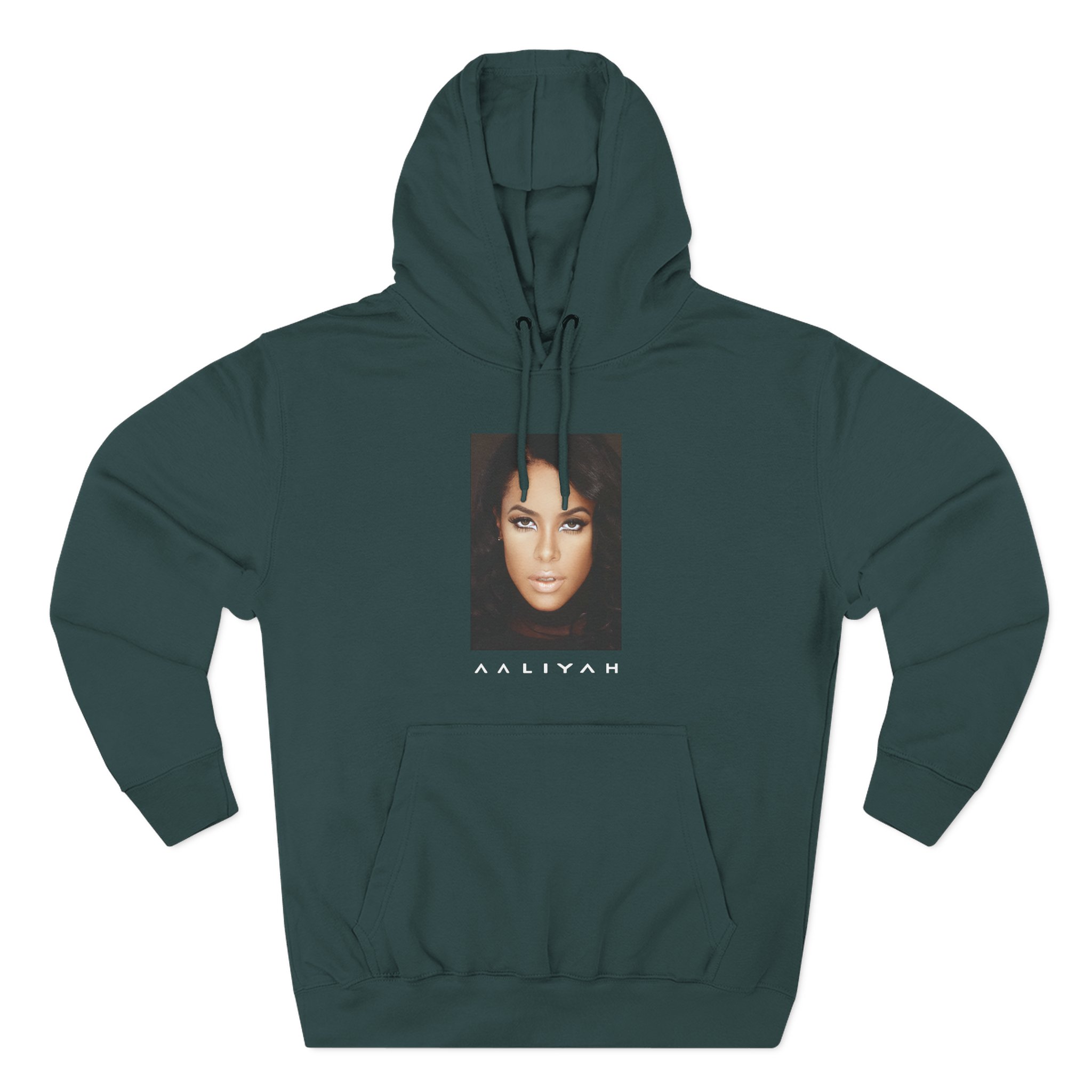 Aaliyah Self Self Titled Photo Three-Panel Fleece Hoodie