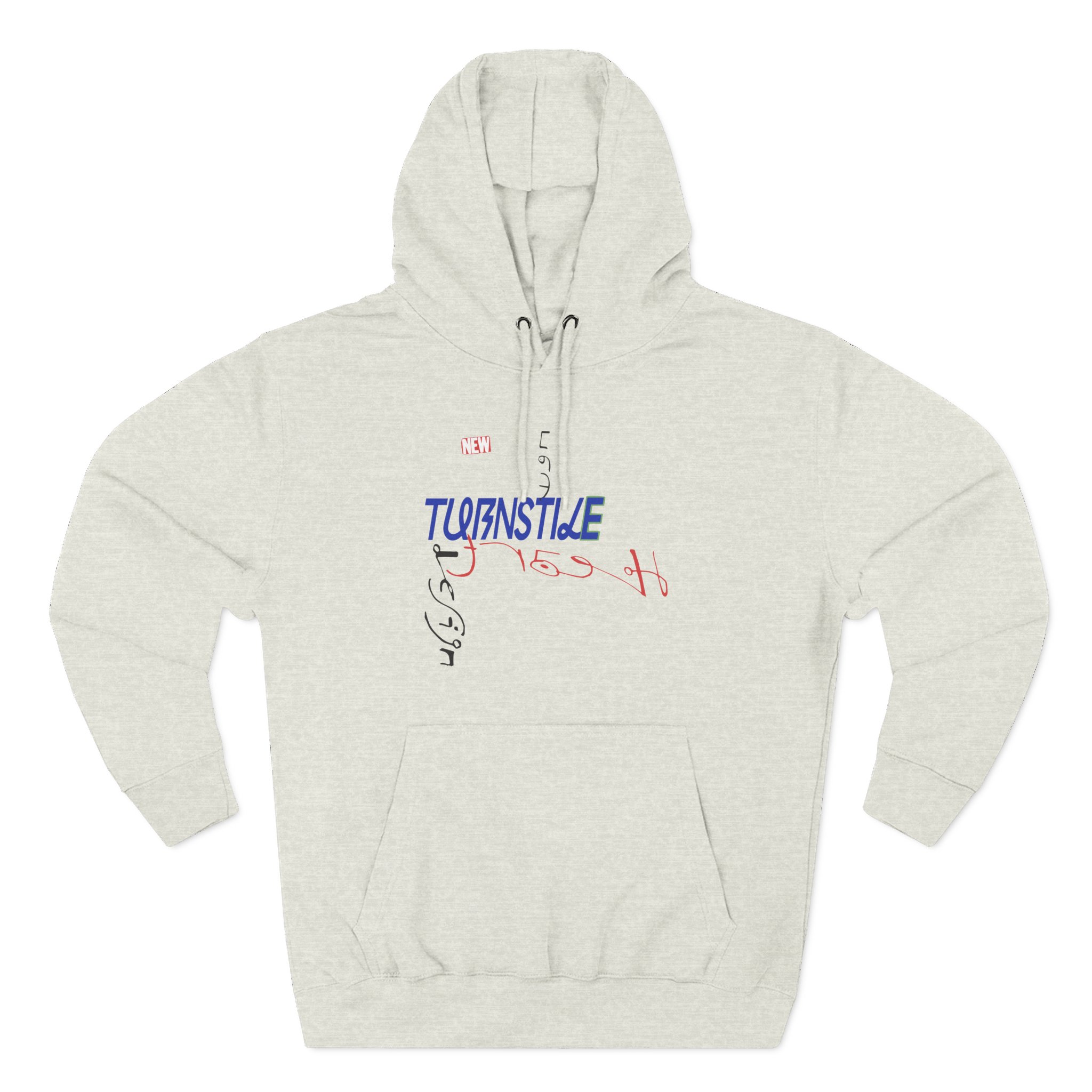 Turnstile New Heart Design Three-Panel Fleece Hoodie