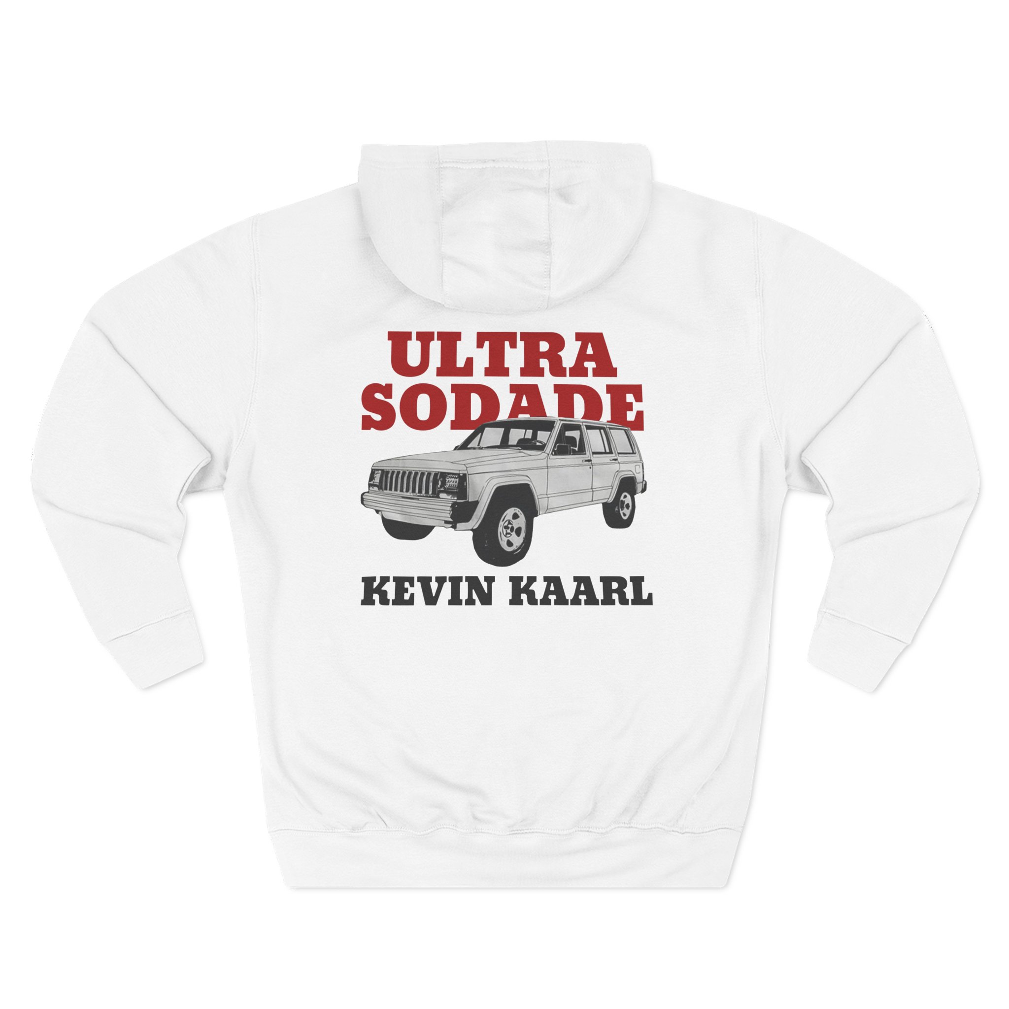 Kevin Kaarl Ultra Sodade Three-Panel Fleece Hoodie