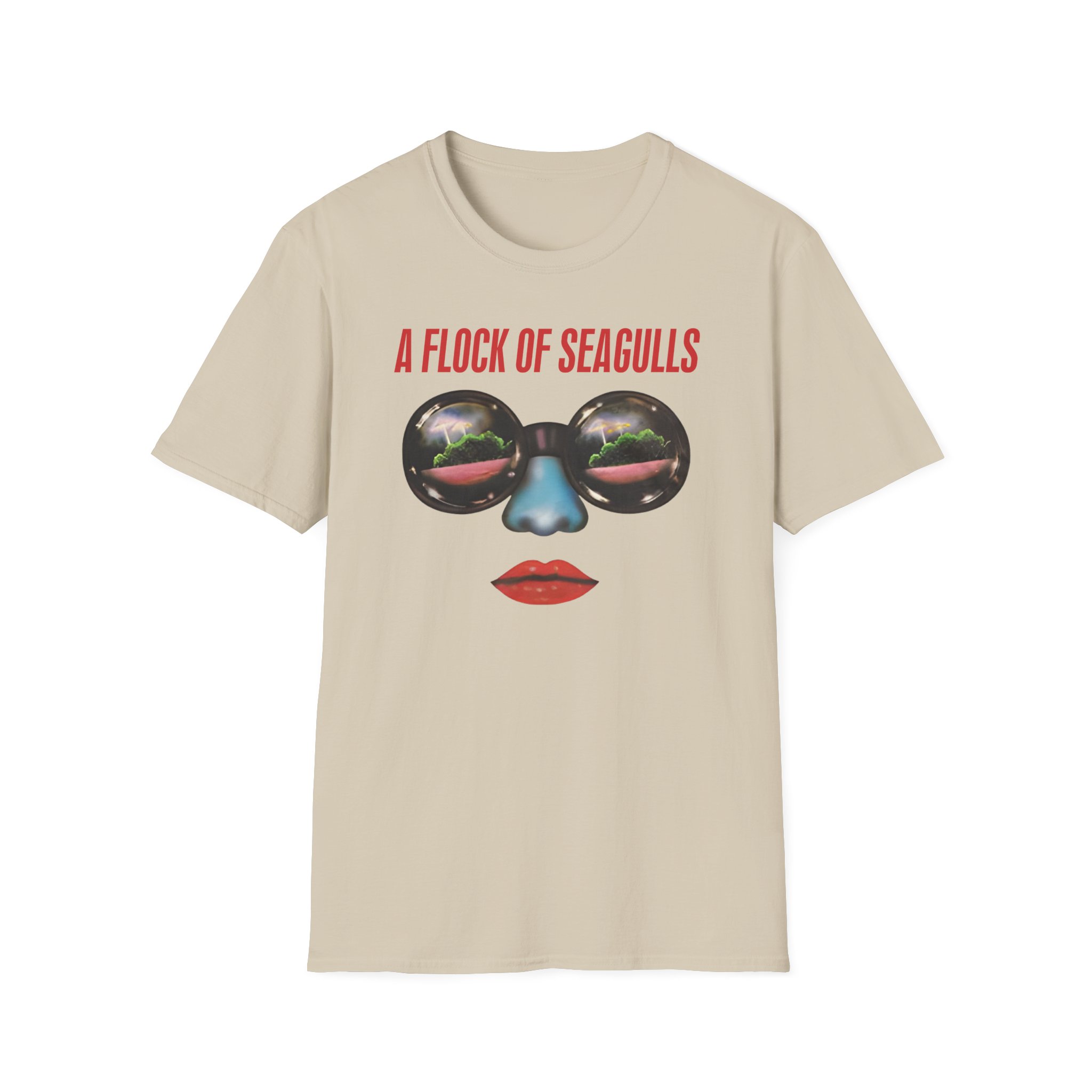 A Flock of Seagulls Us 1982 Tour Unisex Softstyle T-Shirt