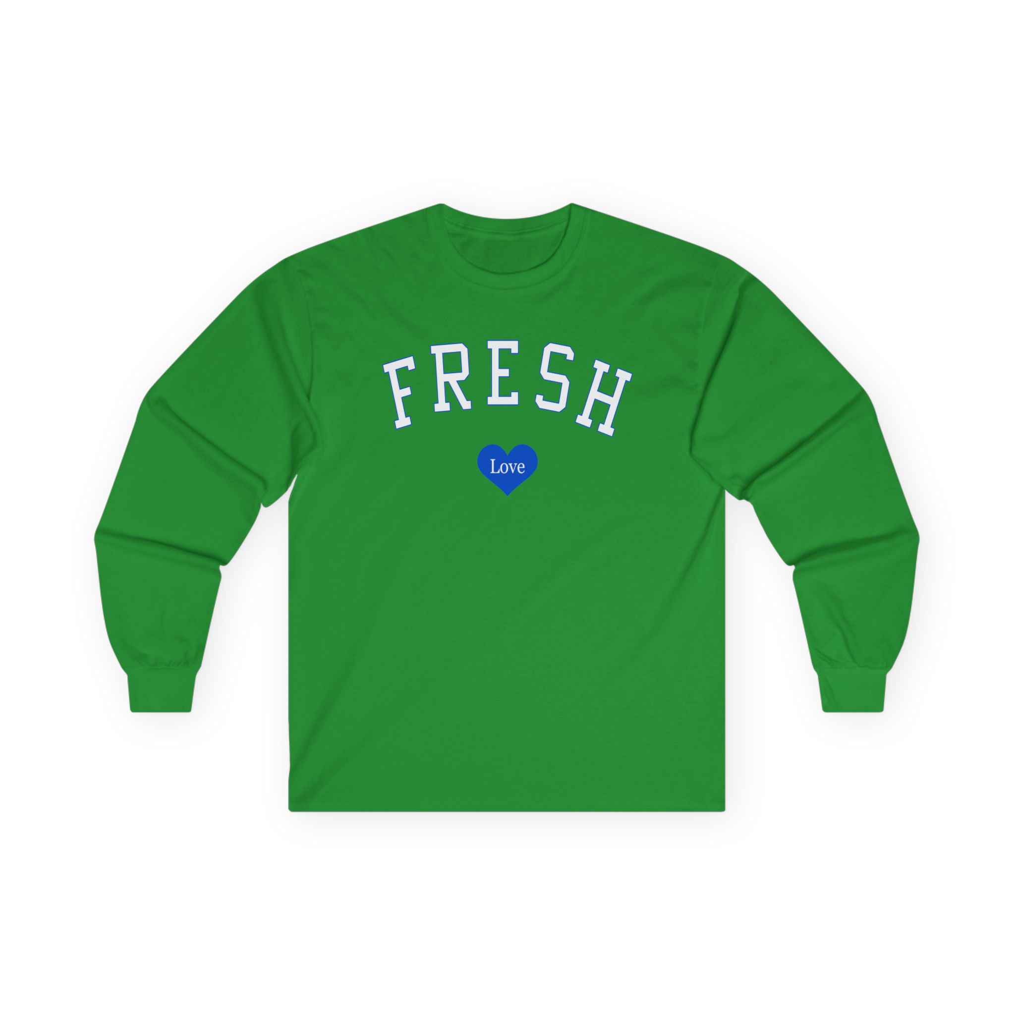 Fresh Love Varsity Unisex Ultra Cotton Long Sleeve Tee
