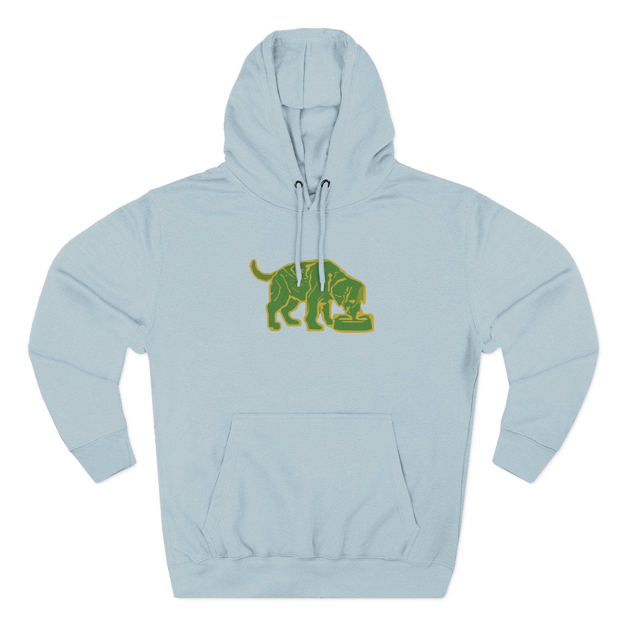 Niko B Green Pixel Dog Three-panel Fleece Hoodie