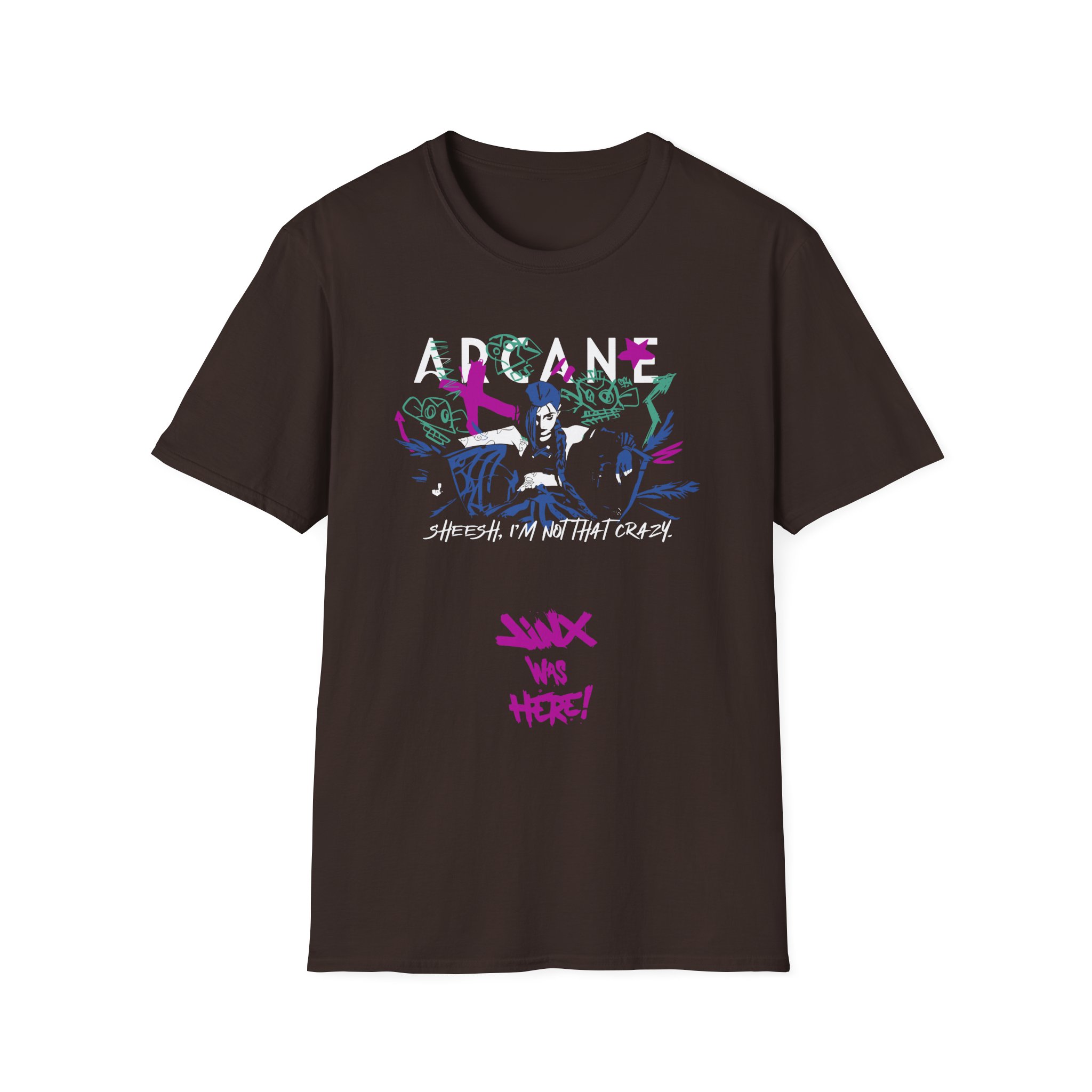 Jinx Arcane Unisex Softstyle T-Shirt