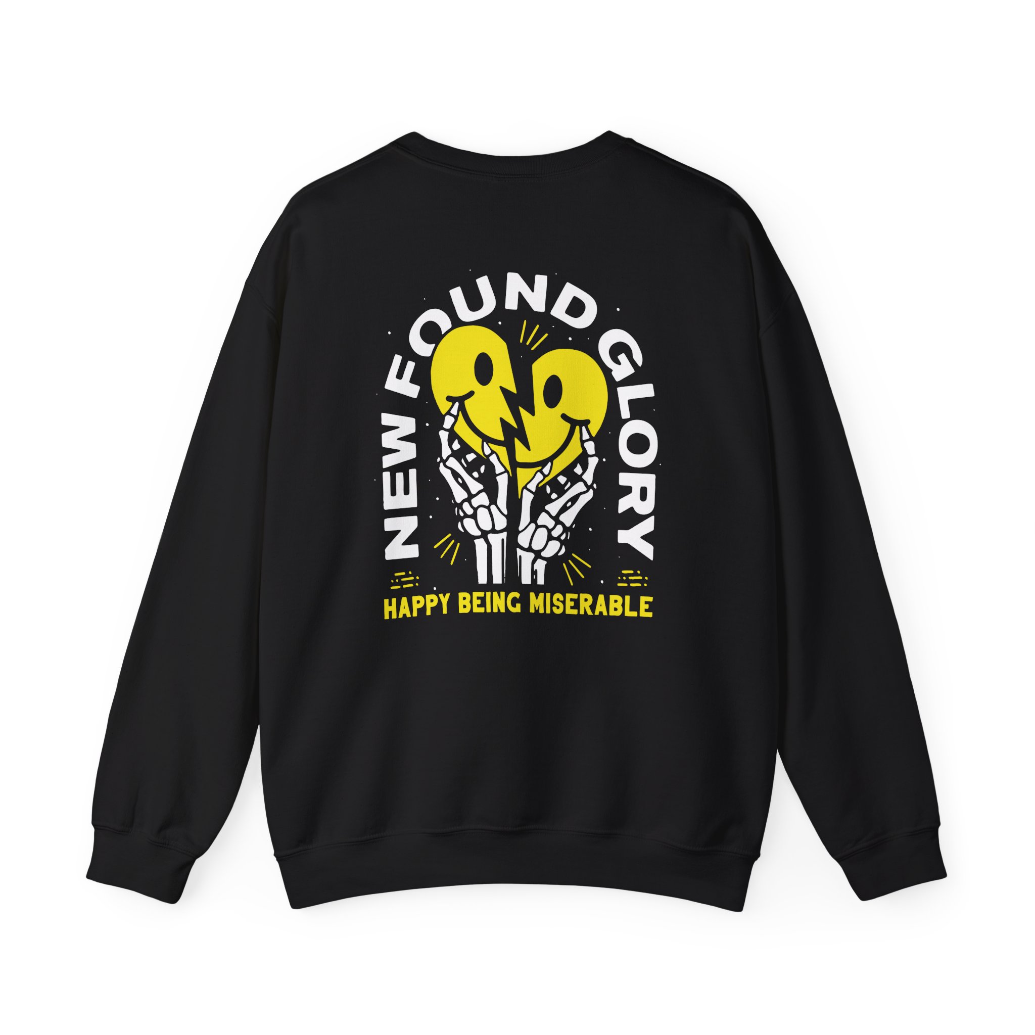 New Found Glory Happy Being Miserable Unisex Heavy Blendâ„¢ Crewneck Sweatshirt