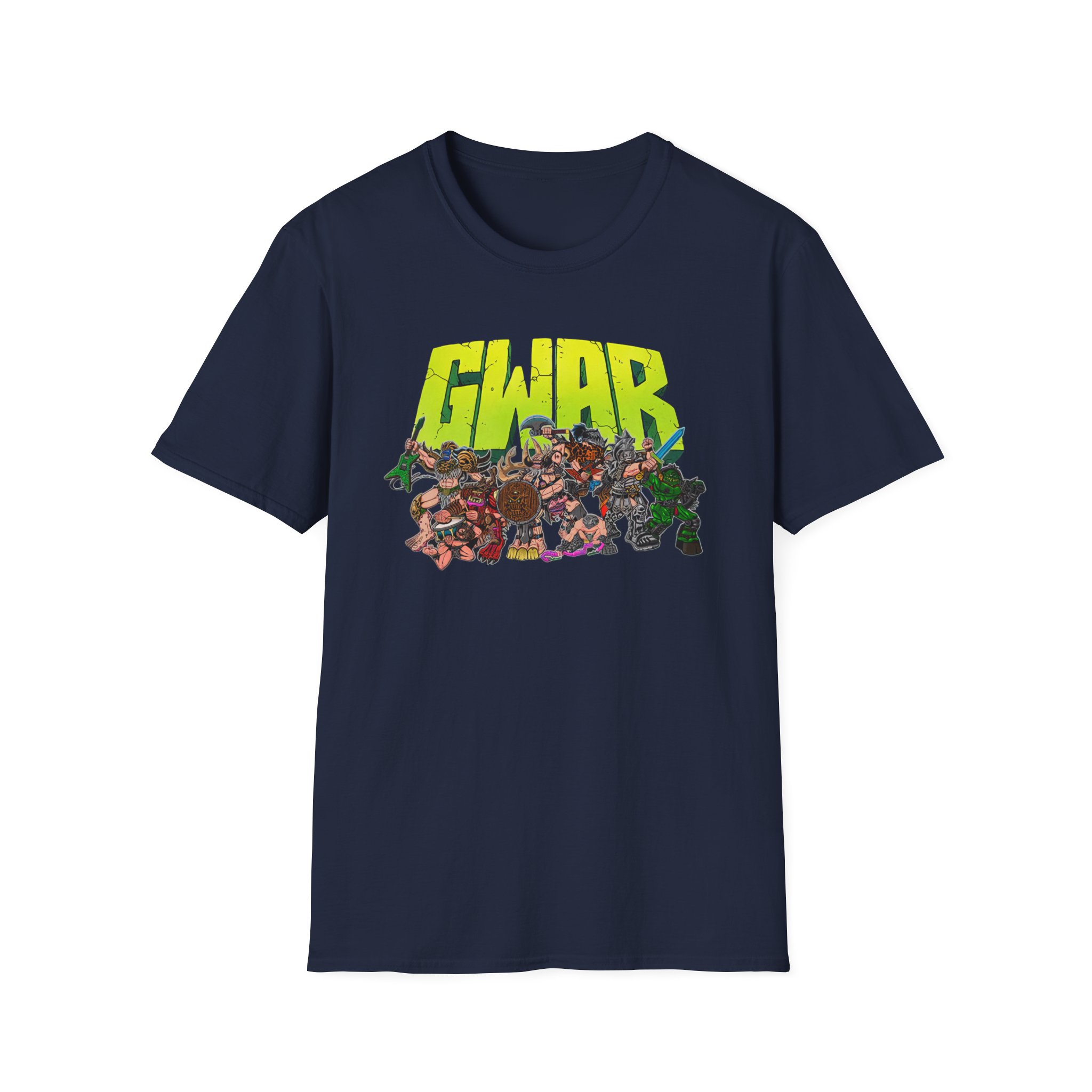 Gwar 2020 Animated Members Unisex Softstyle T-Shirt