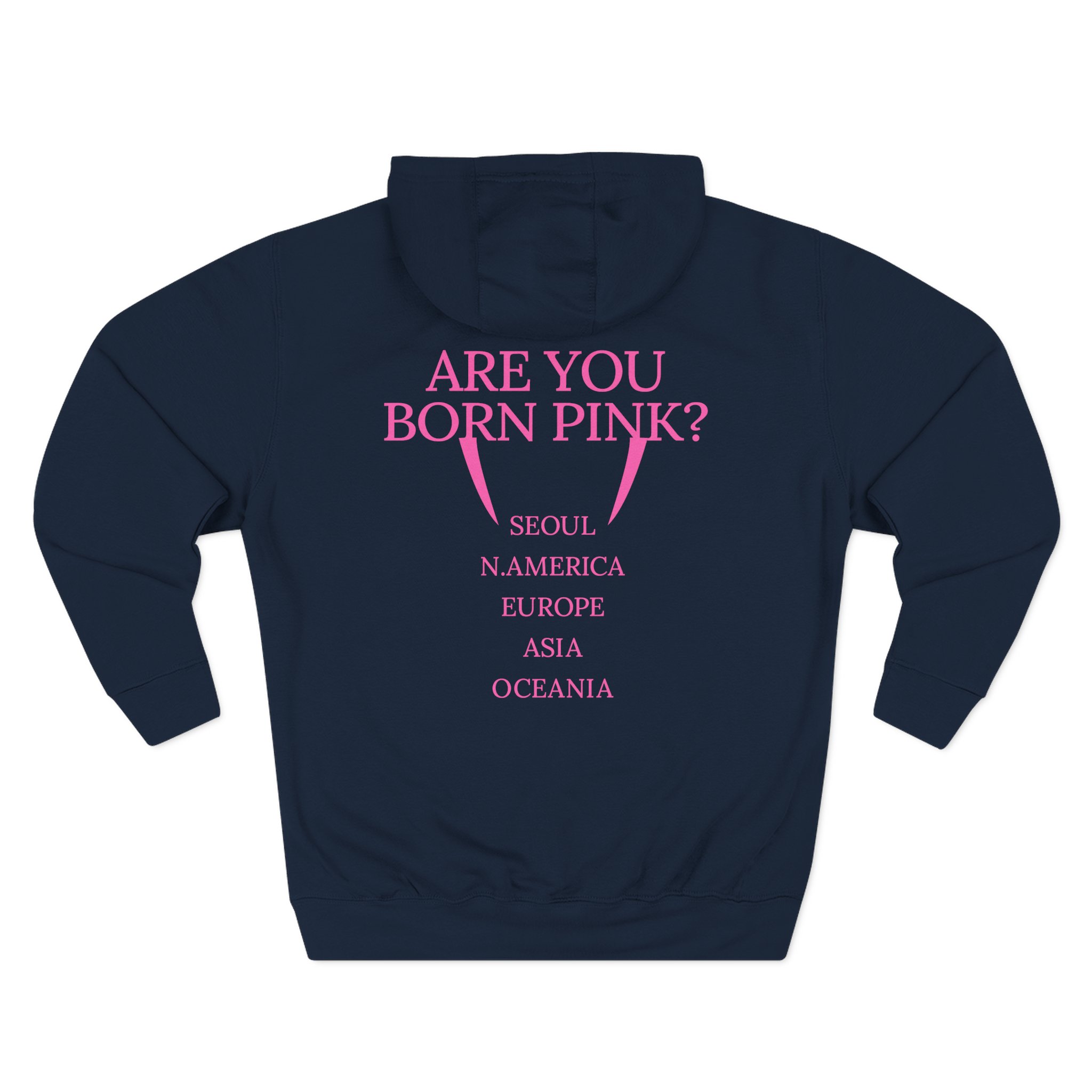 B Are You Born Pink Three-Panel Fleece Hoodie