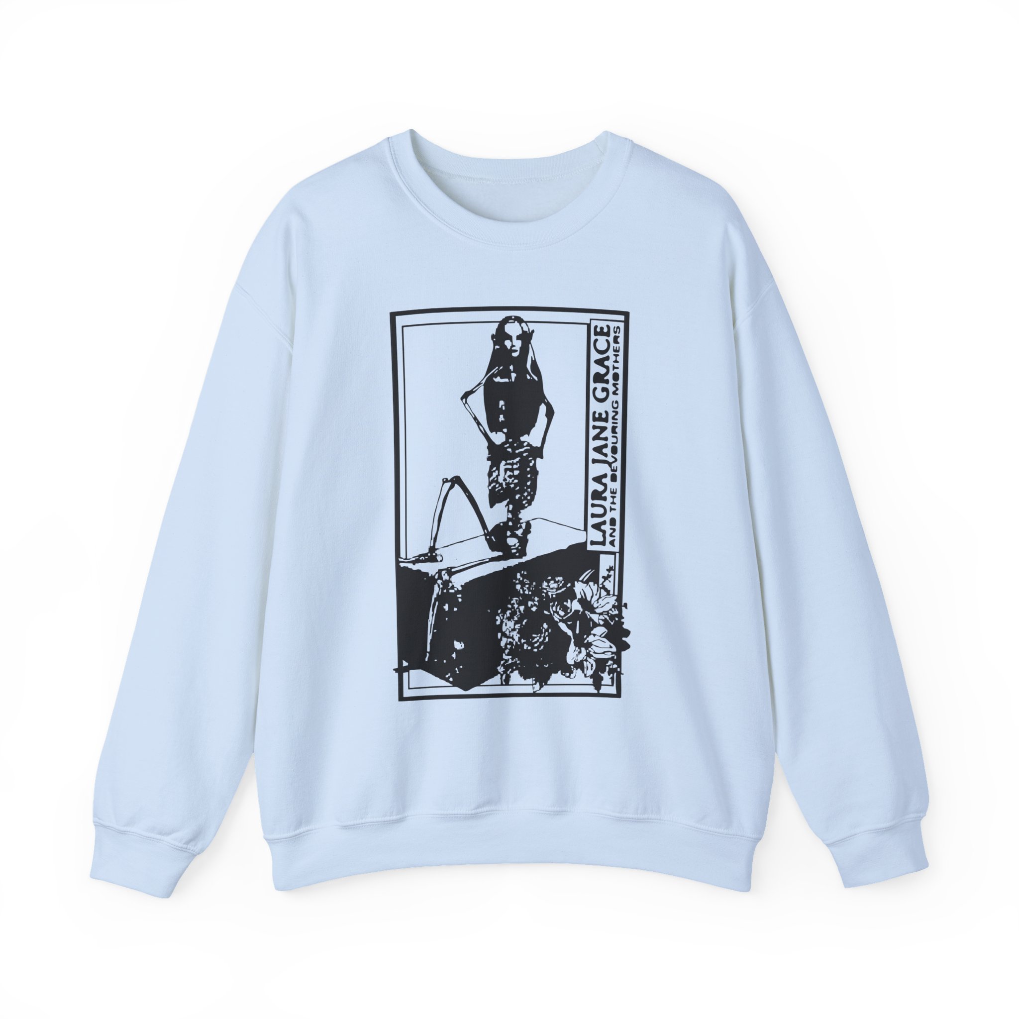 Laura Jane Heads Up Unisex Heavy Blendâ„¢ Crewneck Sweatshirt