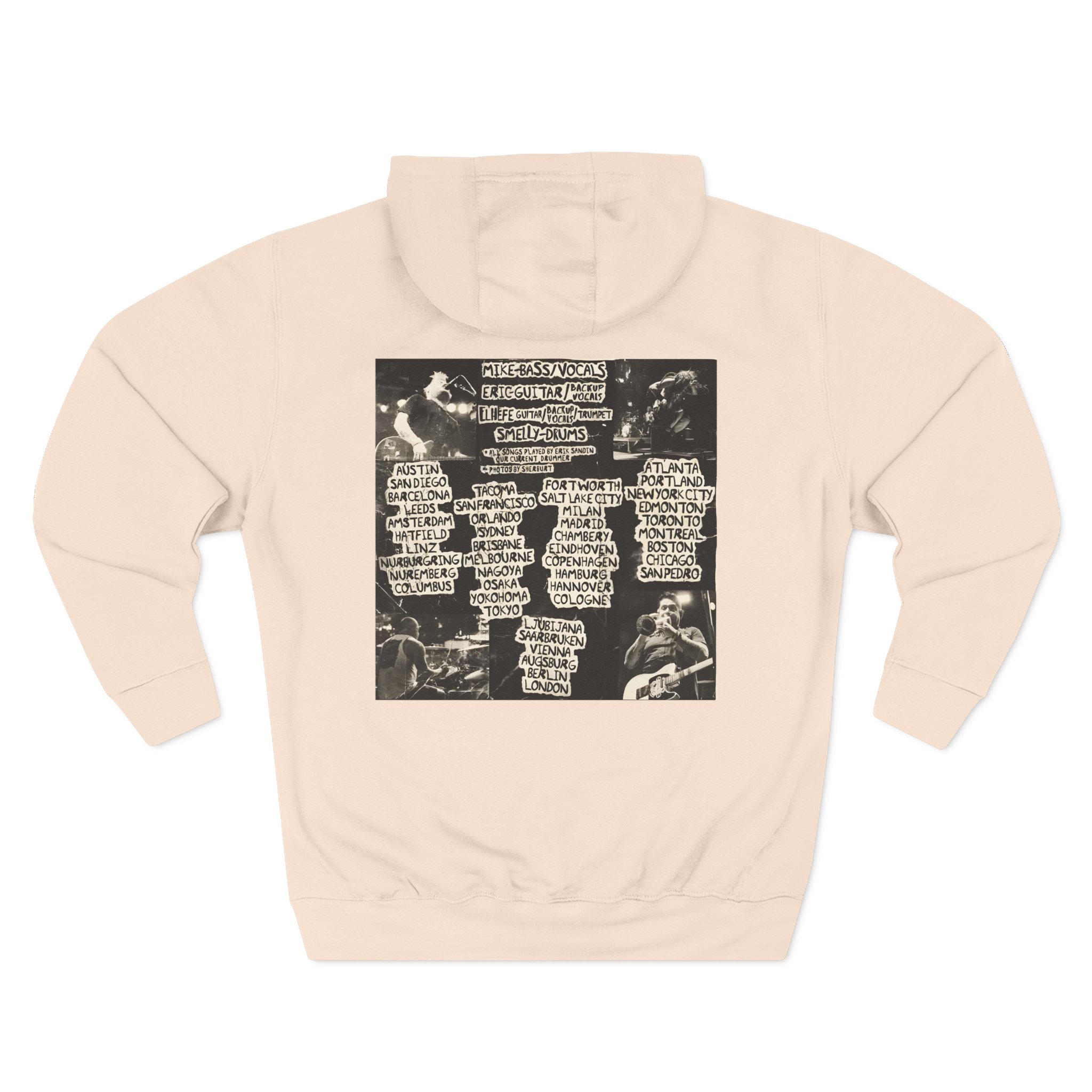 Nofx Og Skull Three-Panel Fleece Hoodie