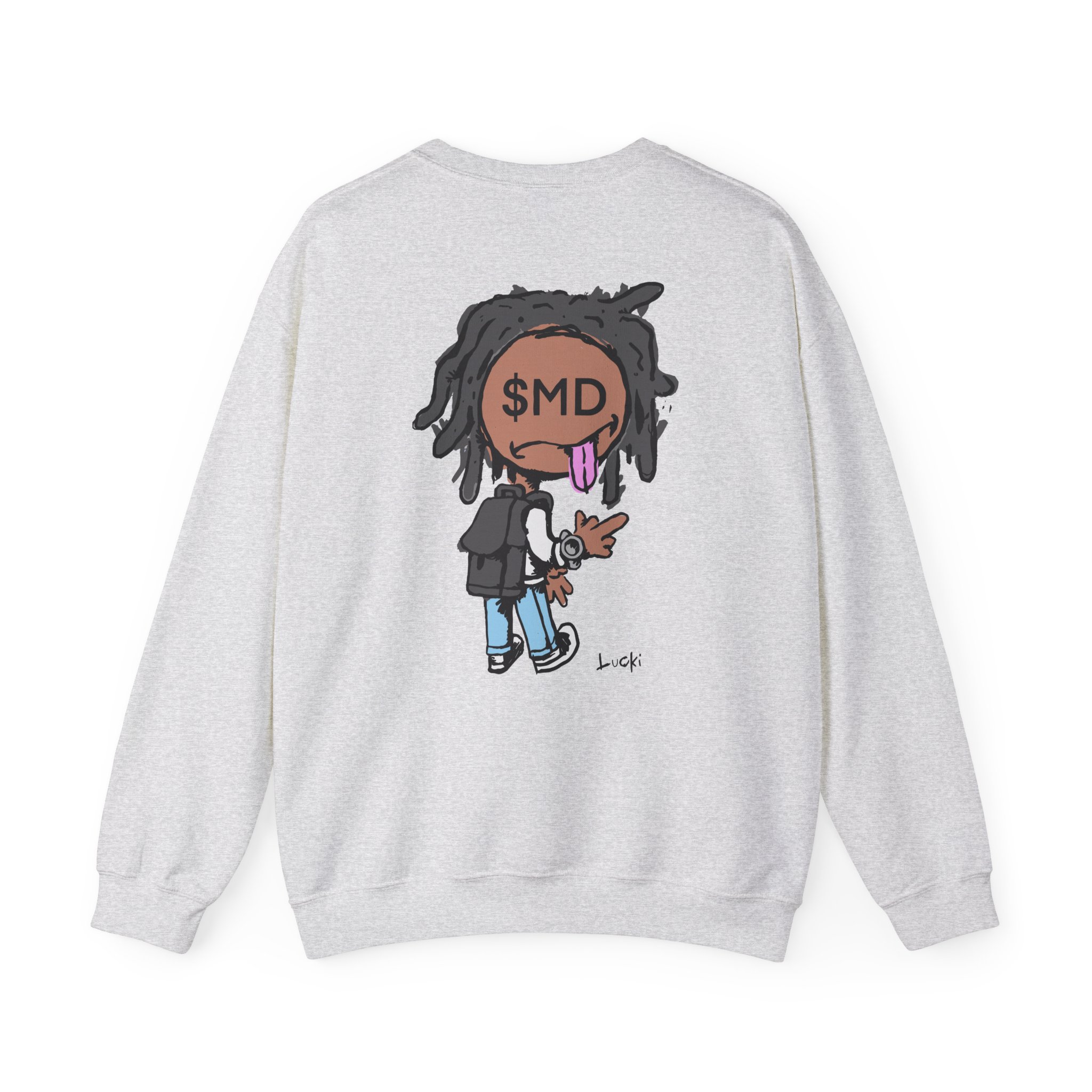 Lucki Flawless Like Me SMD Unisex Heavy Blendâ„¢ Crewneck Sweatshirt