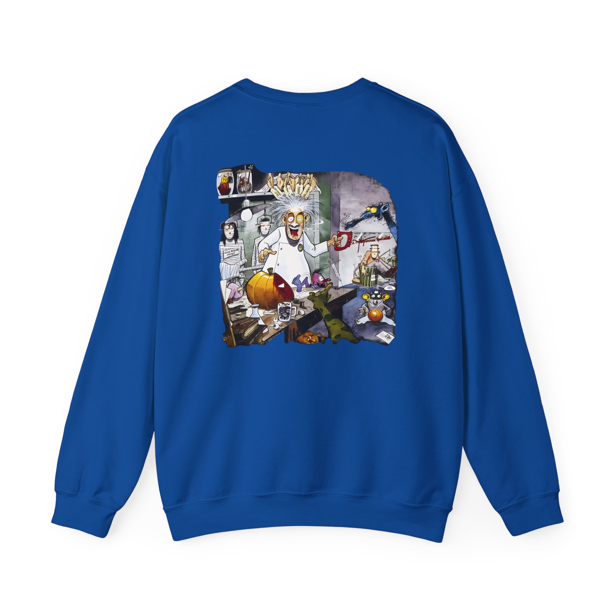 Helloween Dr. Stein Zipper Unisex Heavy Blendâ„¢ Crewneck Sweatshirt