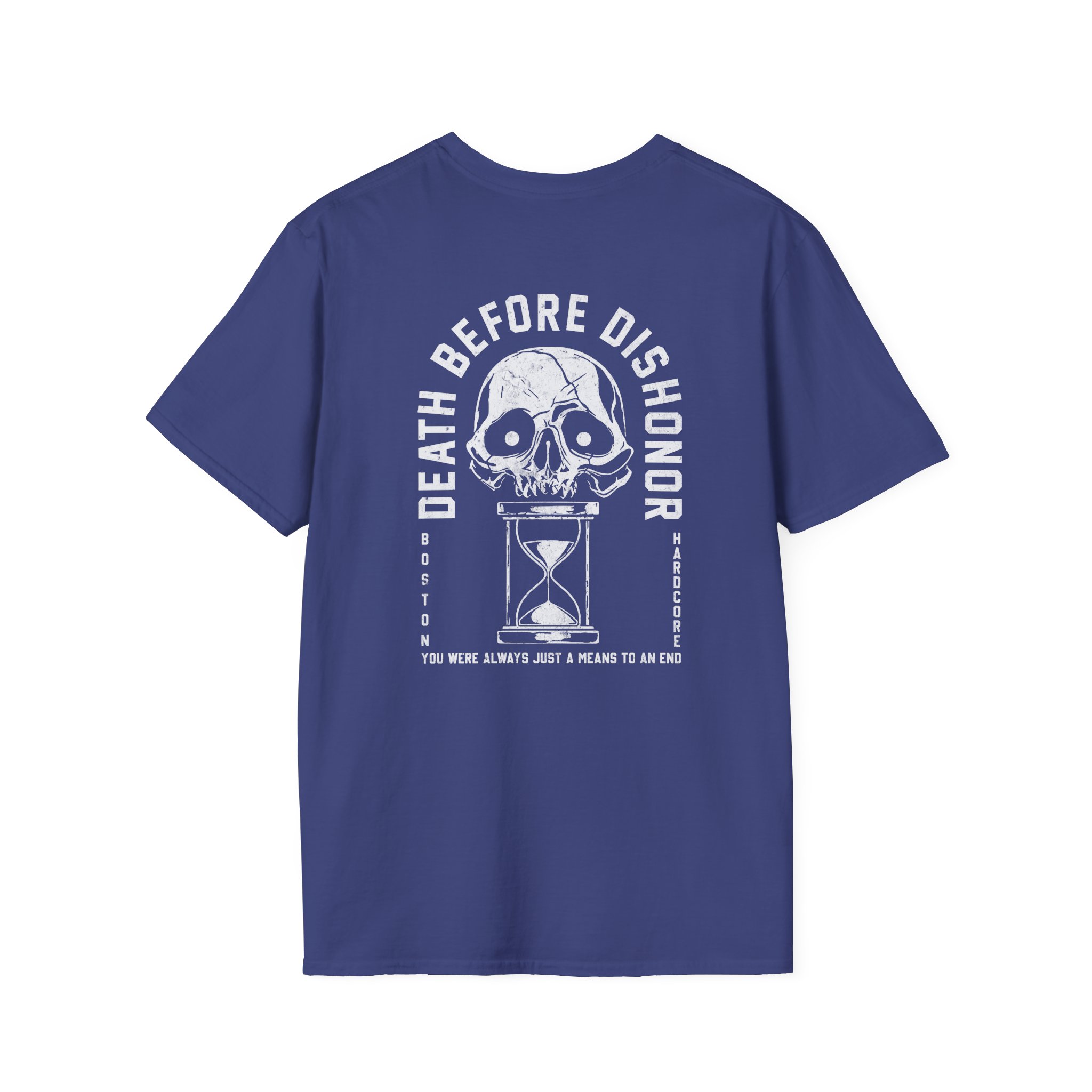 Death Before Dishonor Hourglass Unisex Softstyle T-Shirt