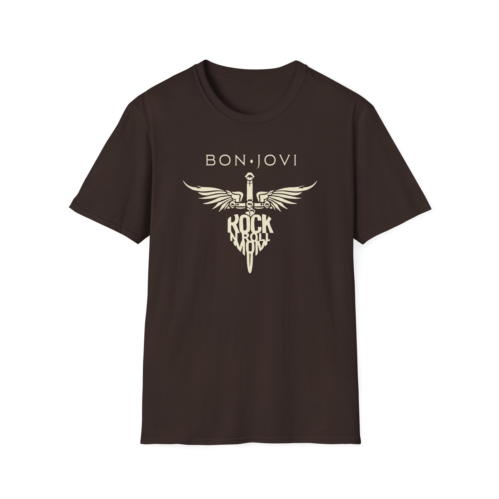 Bon Jovi Rock N' Roll Mom Unisex Softstyle T-Shirt
