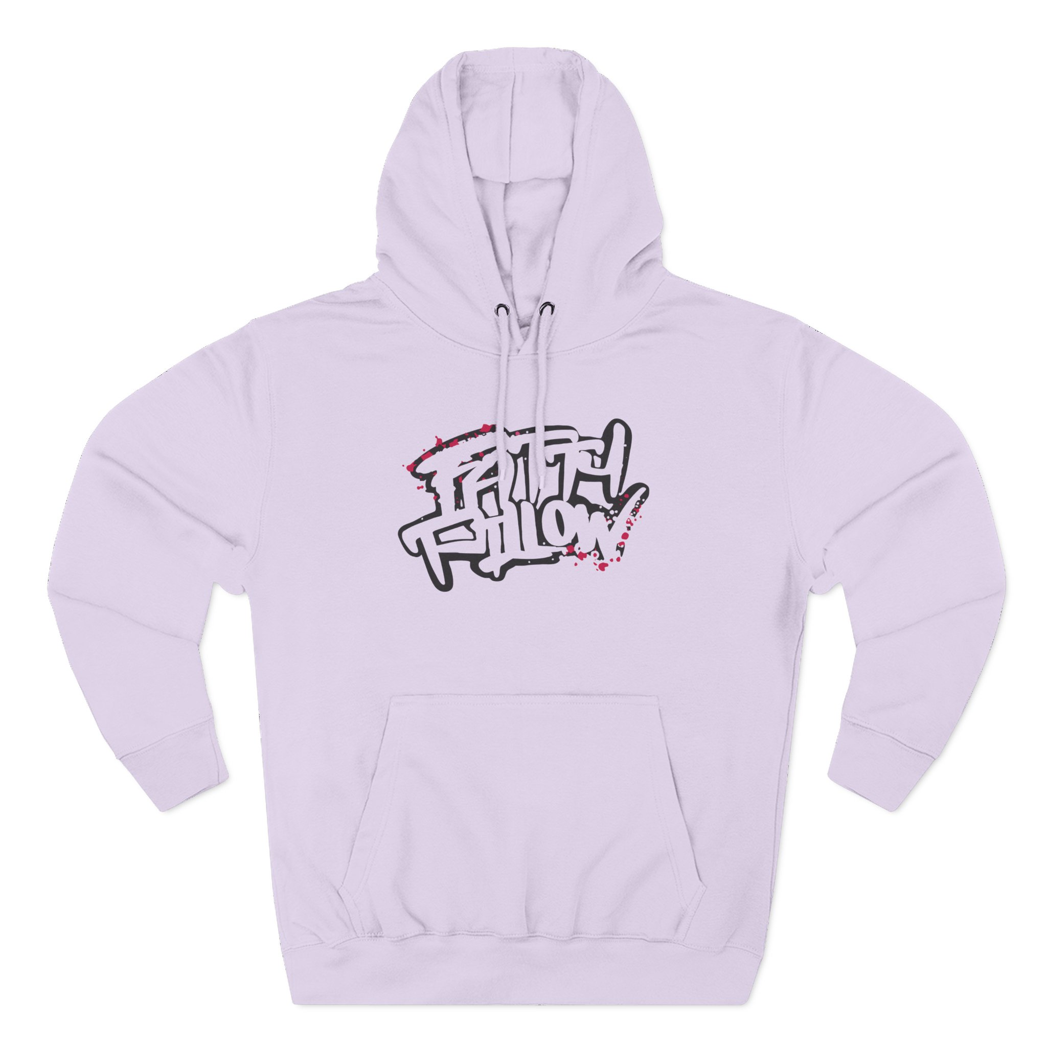Fattypillow Three-Panel Fleece Hoodie
