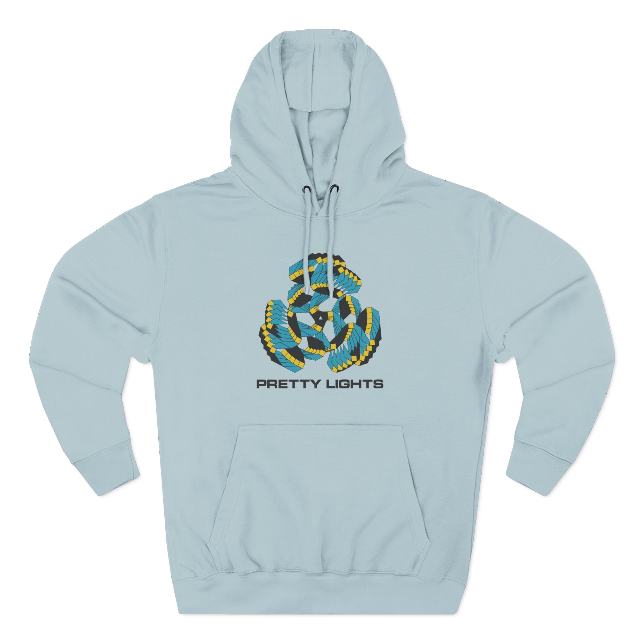 Pretty Lights Swirl Three-Panel Fleece Hoodie