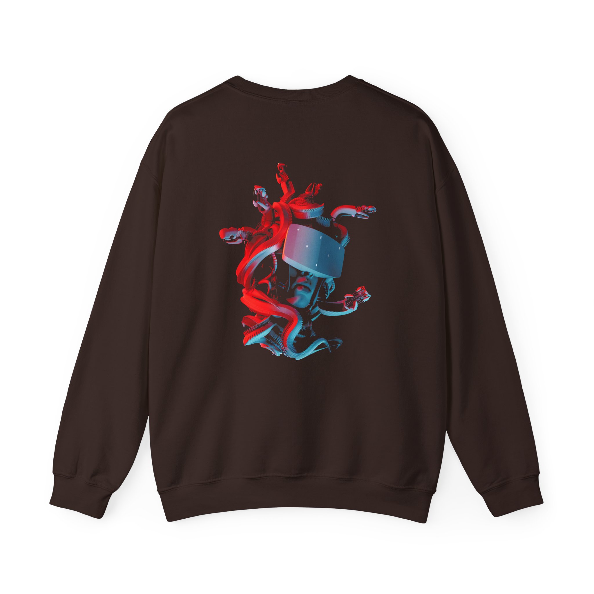 Meduza Multicolour Head Unisex Heavy Blendâ„¢ Crewneck Sweatshirt