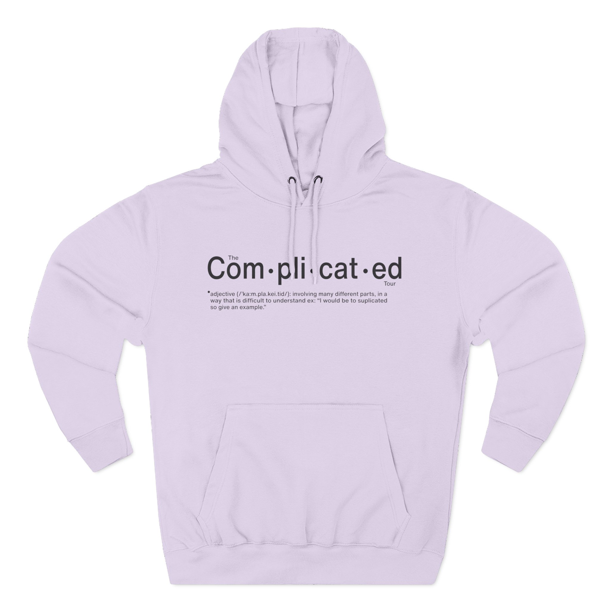 Joshua Bassett Complicated Definition Three-Panel Fleece Hoodie