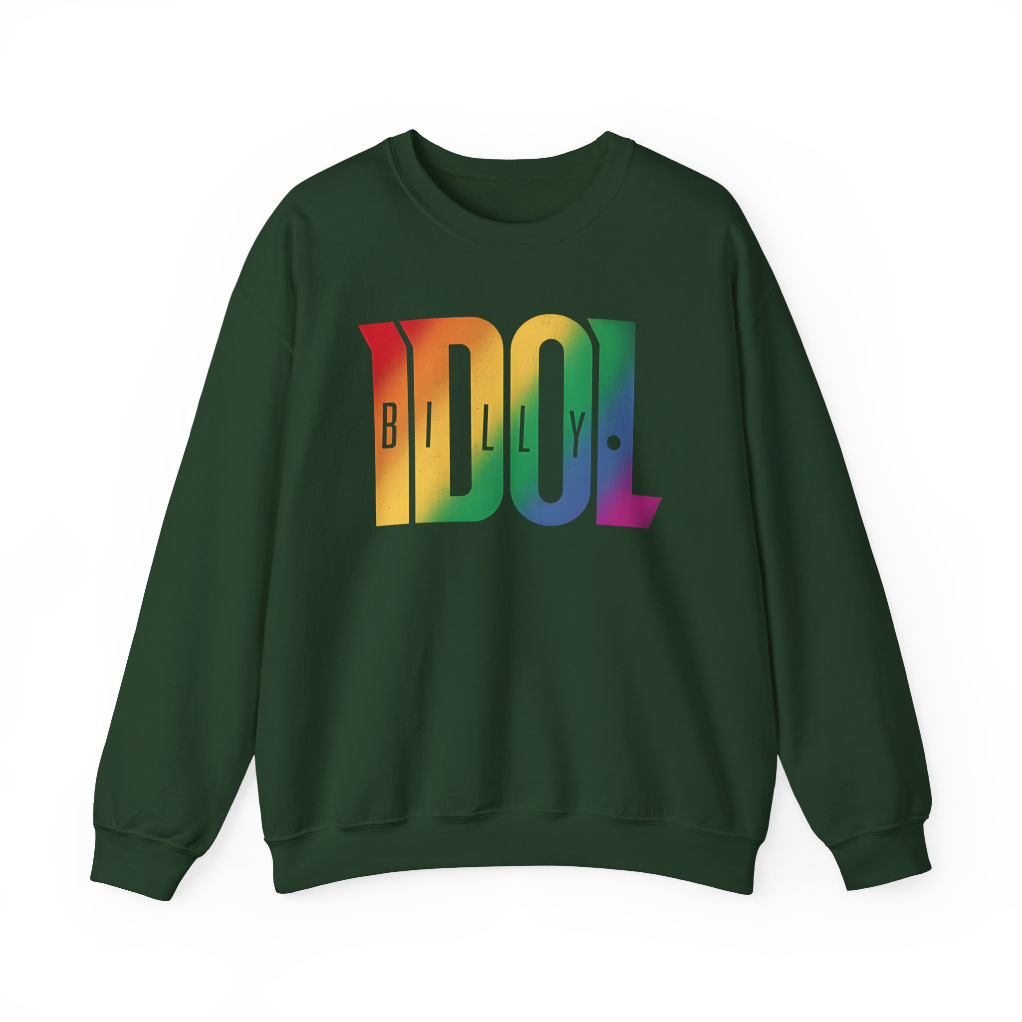 Billy Idol Black Rainbow Logo Unisex Heavy Blendâ„¢ Crewneck Sweatshirt