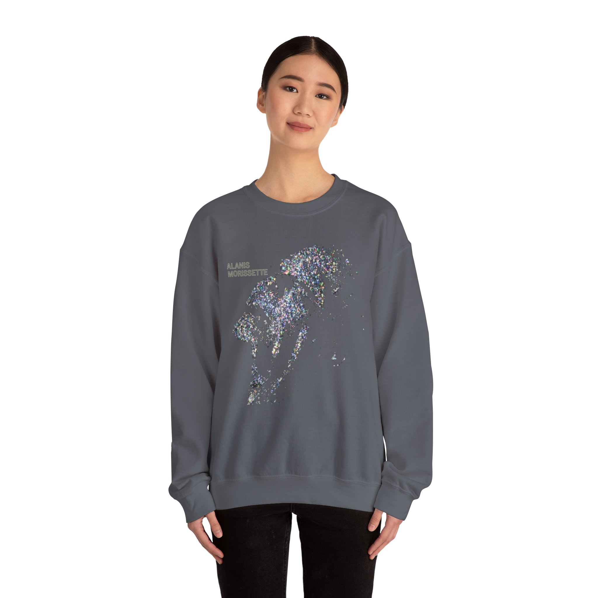 Alanis Morissette Such Pretty Forks Glitter Unisex Heavy Blendâ„¢ Crewneck Sweatshirt