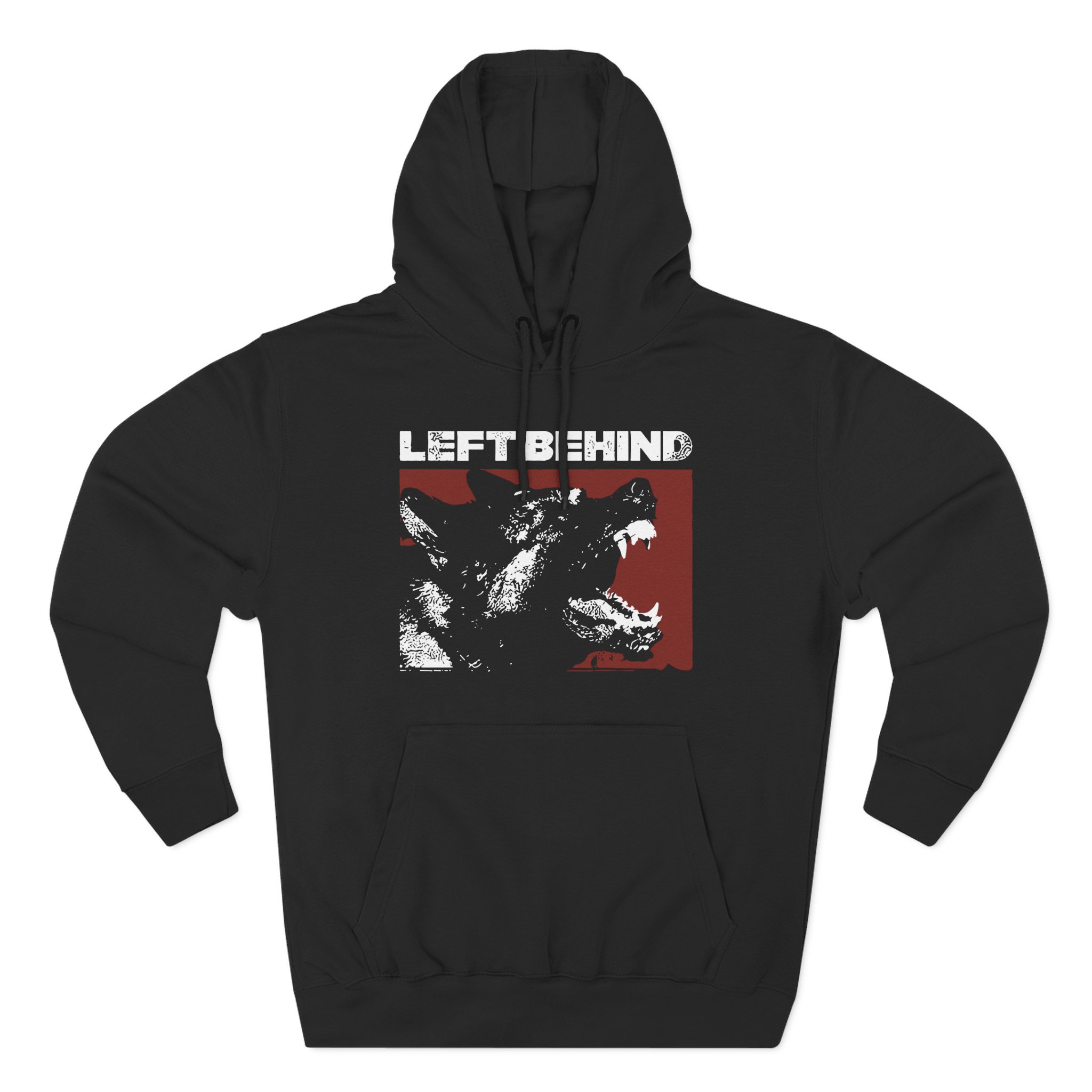 Left Behind Dog Three-Panel Fleece Hoodie