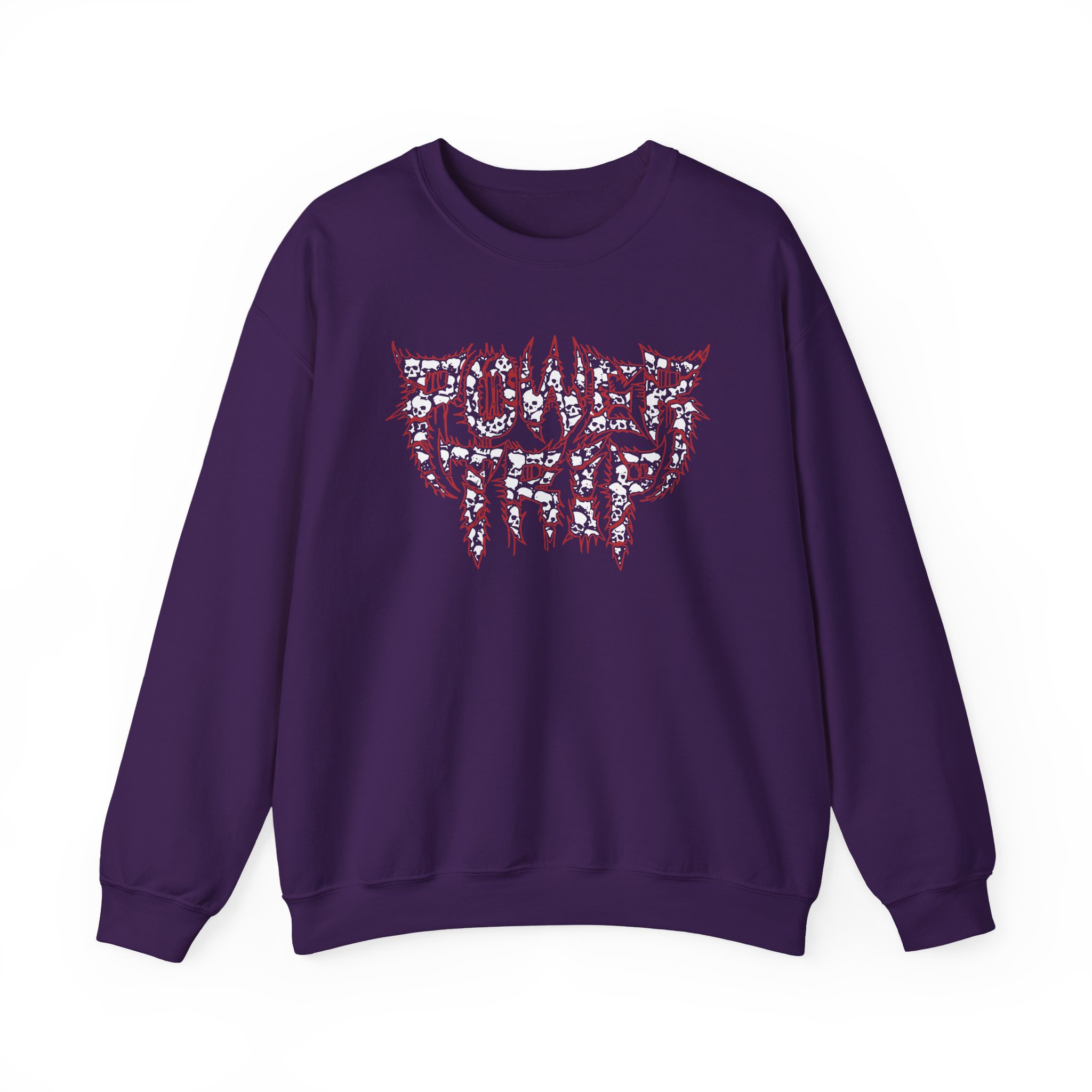 Power Trip Skull Logo Unisex Heavy Blendâ„¢ Crewneck Sweatshirt
