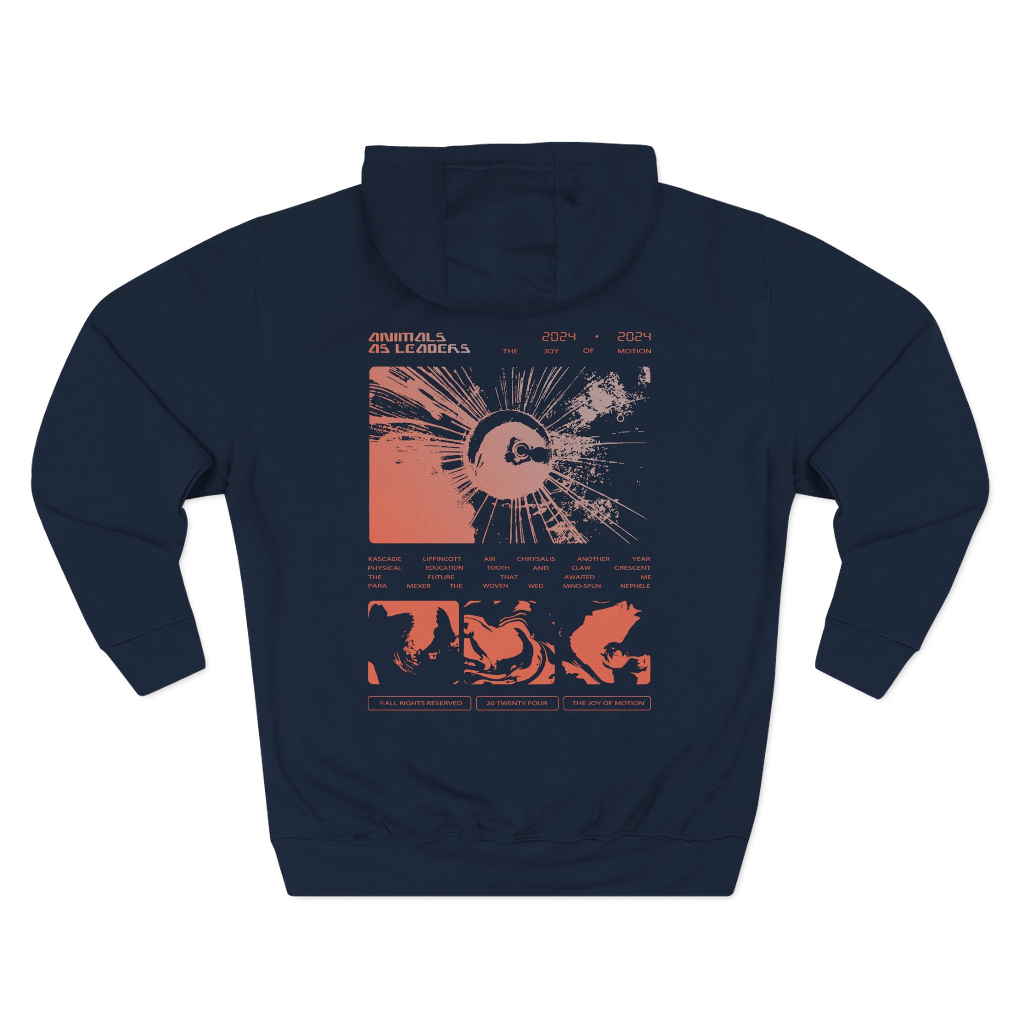 Animals as Leaders Joy of Motion Three-Panel Fleece Hoodie