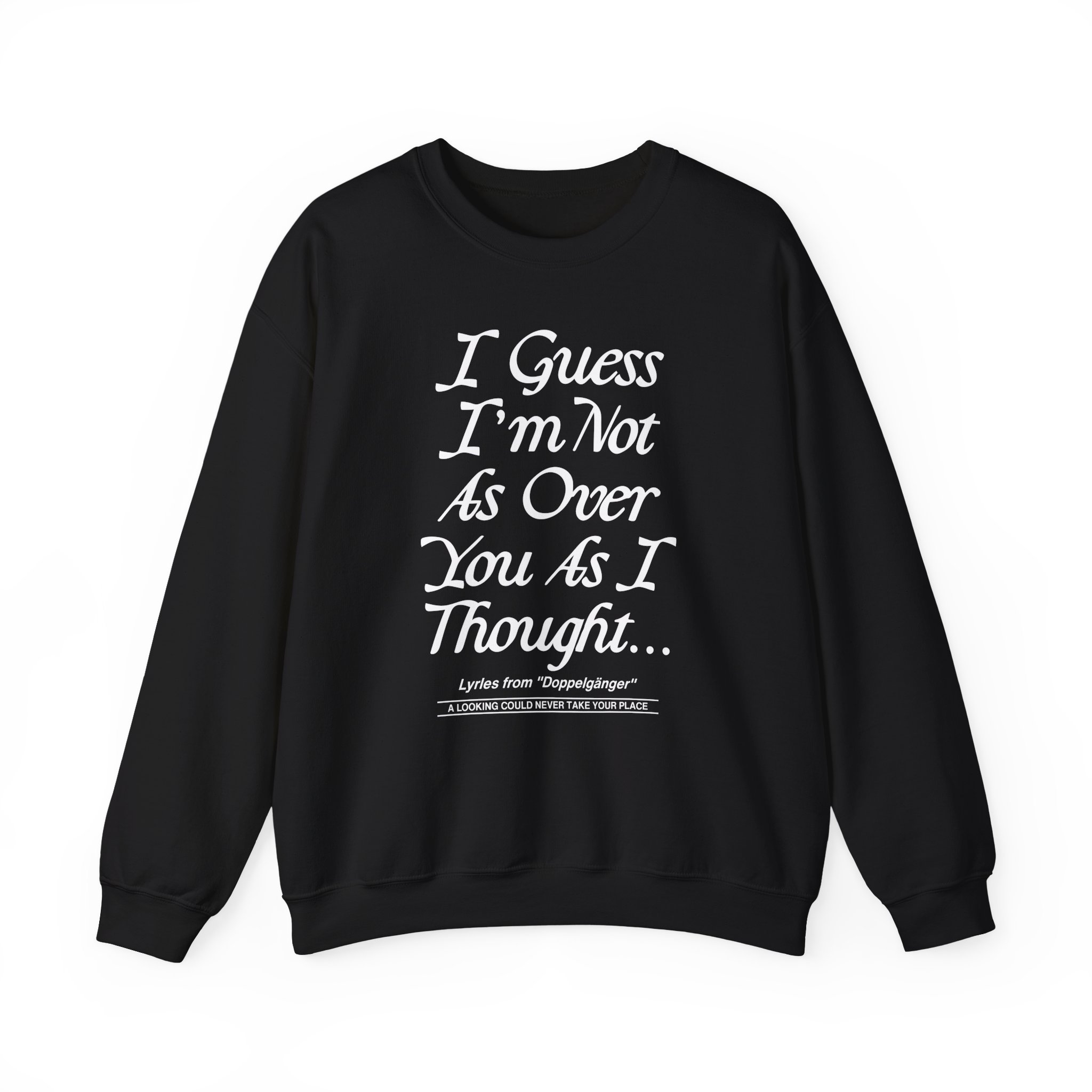 Joshua Bassett Doppelgänger Lyric Unisex Heavy Blend™ Crewneck Sweatshirt
