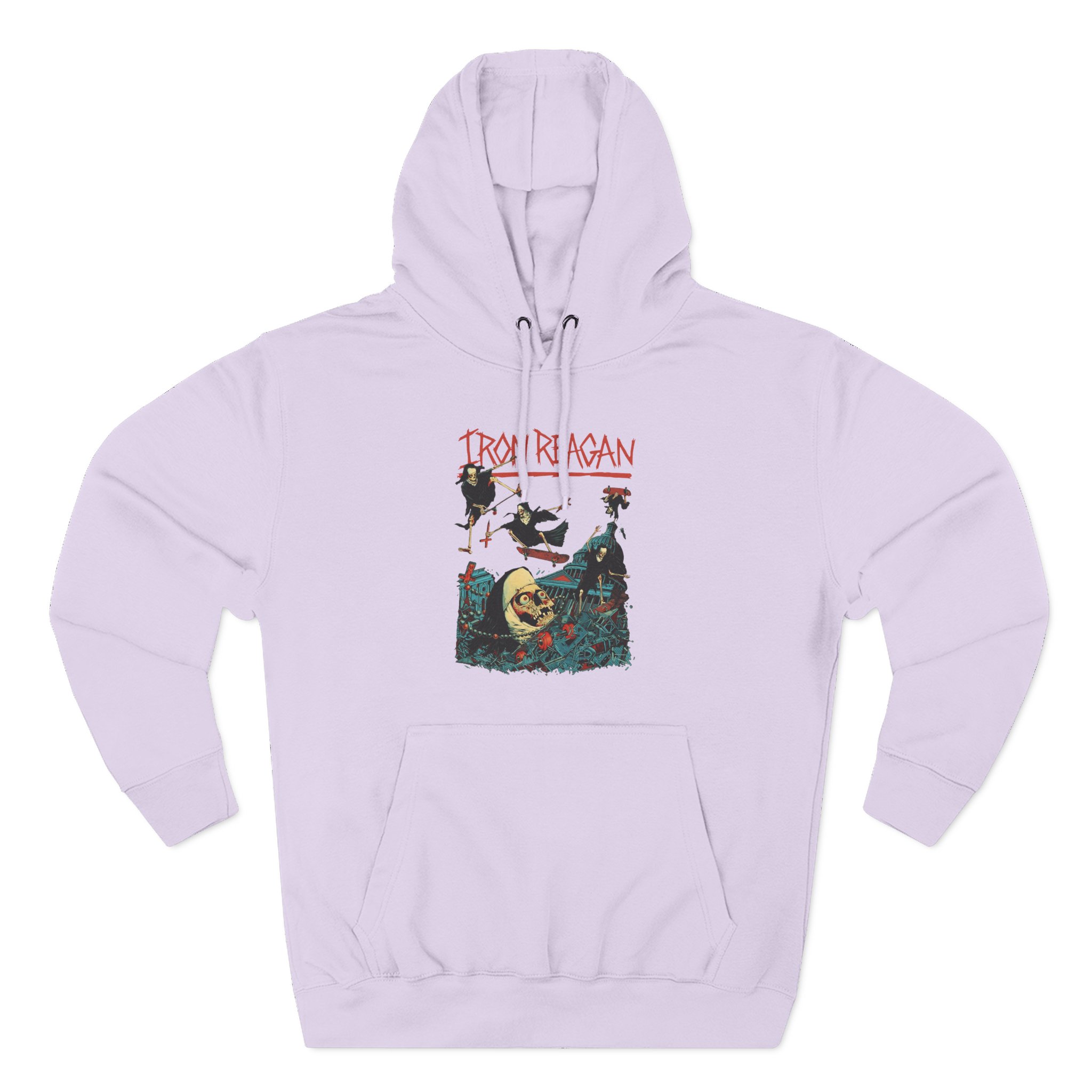 Iron Reagan Three-Panel Fleece Hoodie