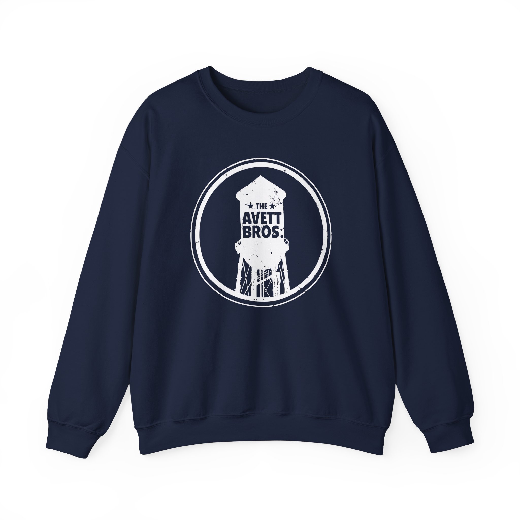 Avett Brothers Water Tower Unisex Heavy Blendâ„¢ Crewneck Sweatshirt