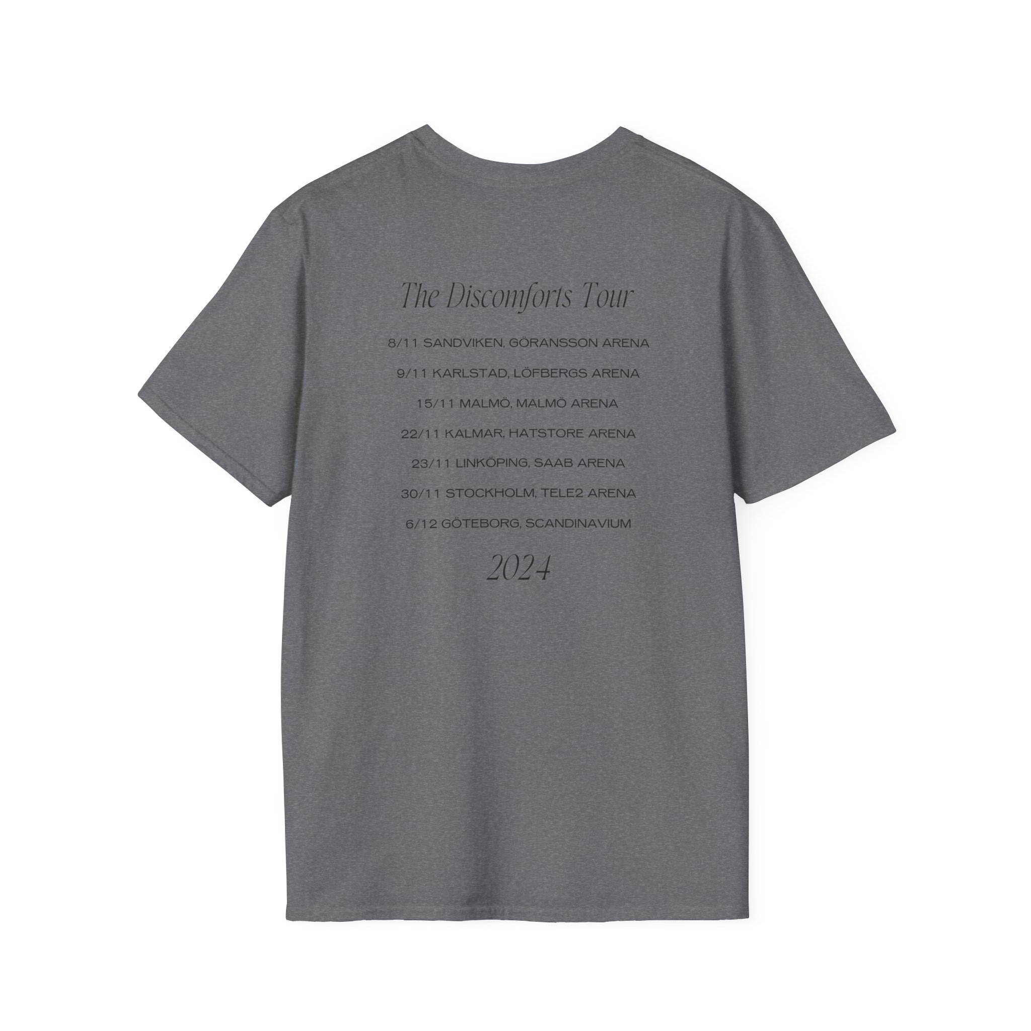 Albin Lee Meldau Discomforts Tour Unisex Softstyle T-Shirt