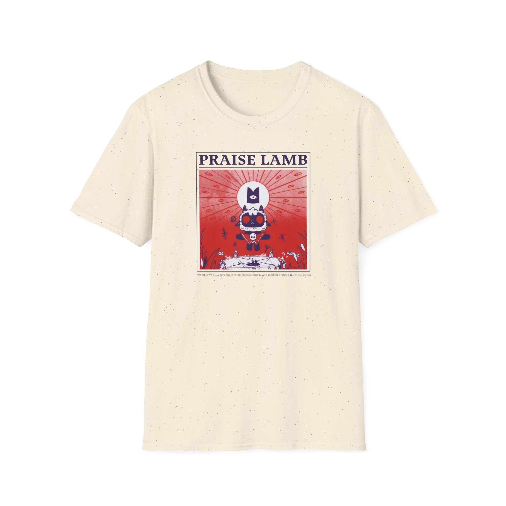 Cult of the Lamb Praise Lamb Unisex Softstyle T-Shirt