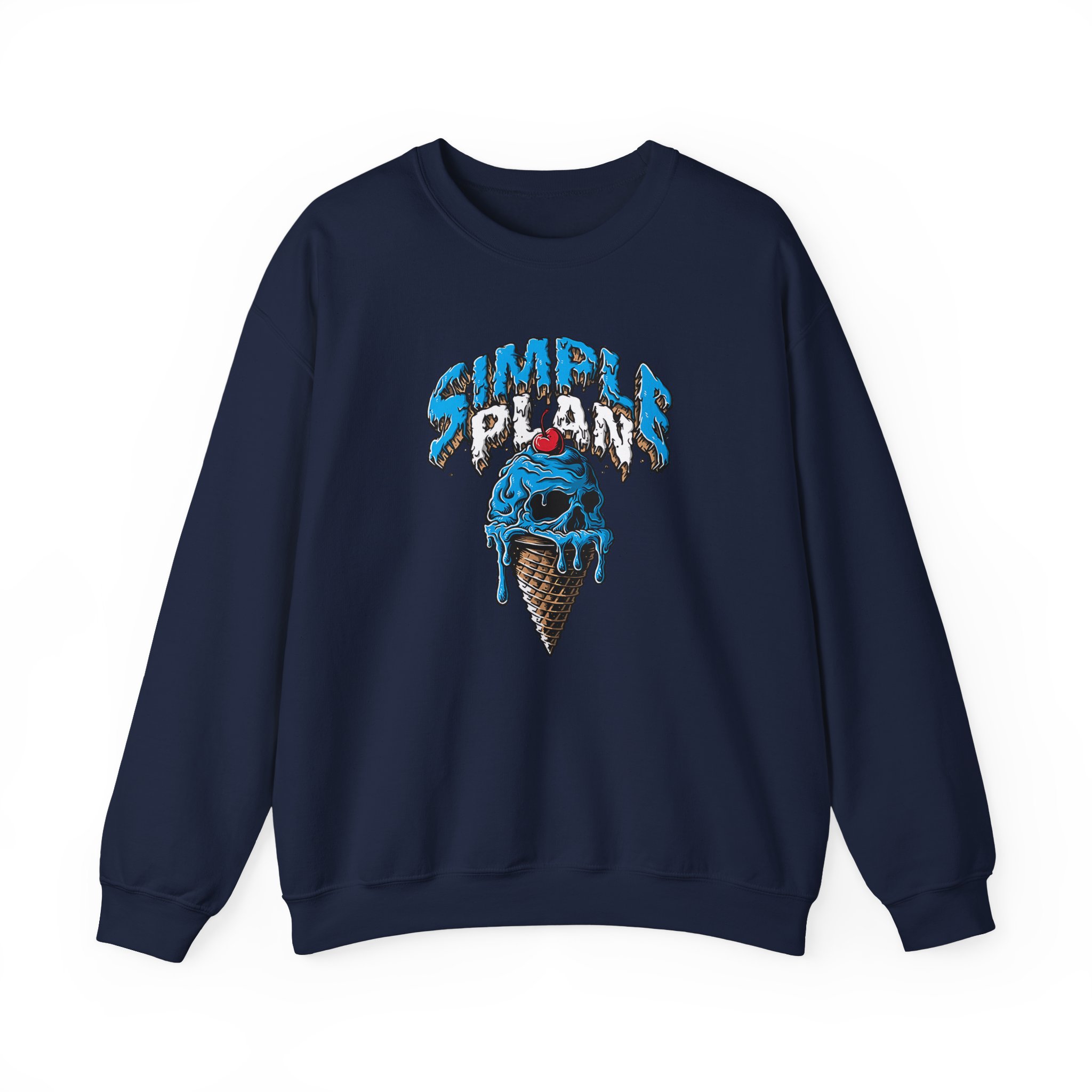 Simple Plan Ice Cream Unisex Heavy Blendâ„¢ Crewneck Sweatshirt