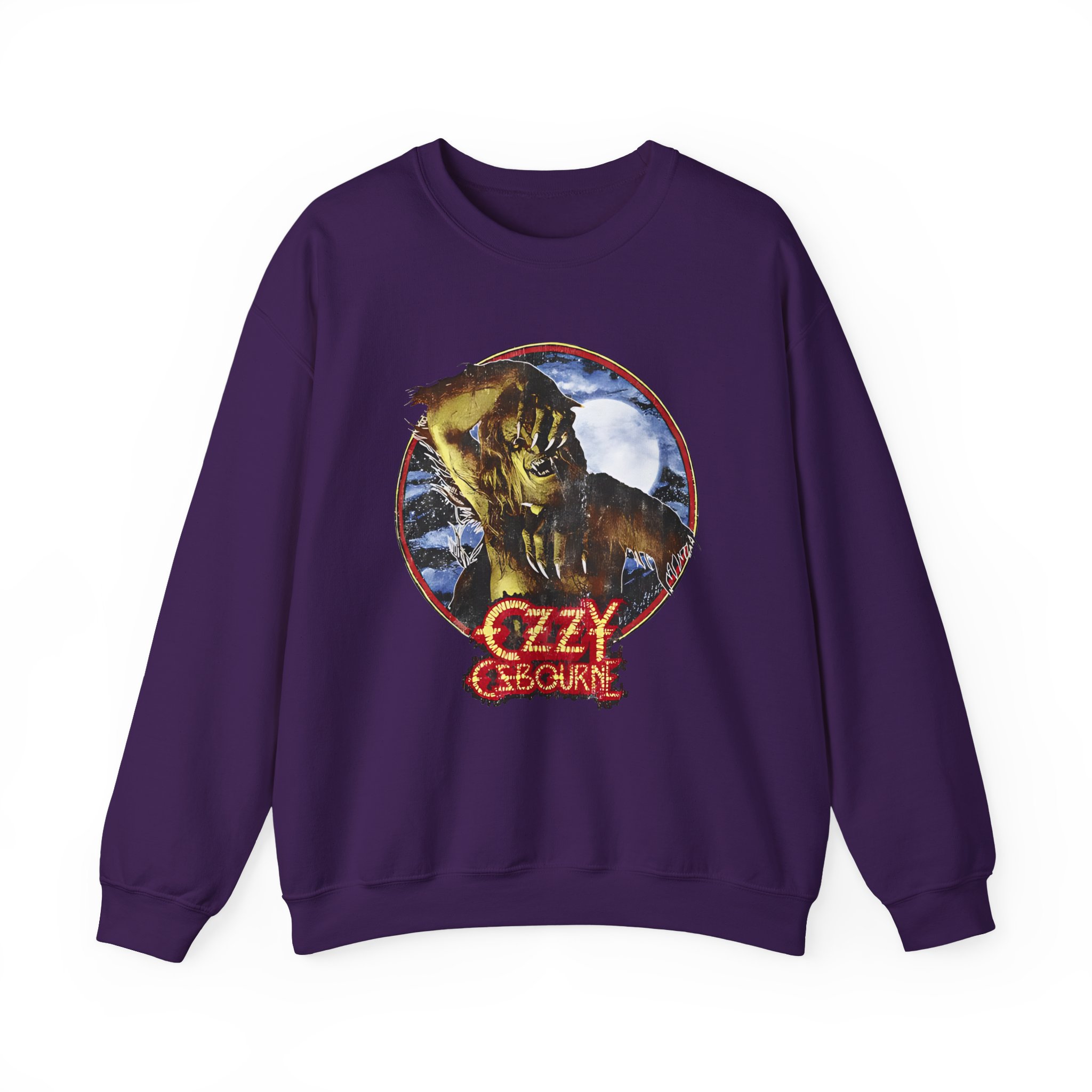 Ozzy Osbourne Bark At The Moon Unisex Heavy Blendâ„¢ Crewneck Sweatshirt
