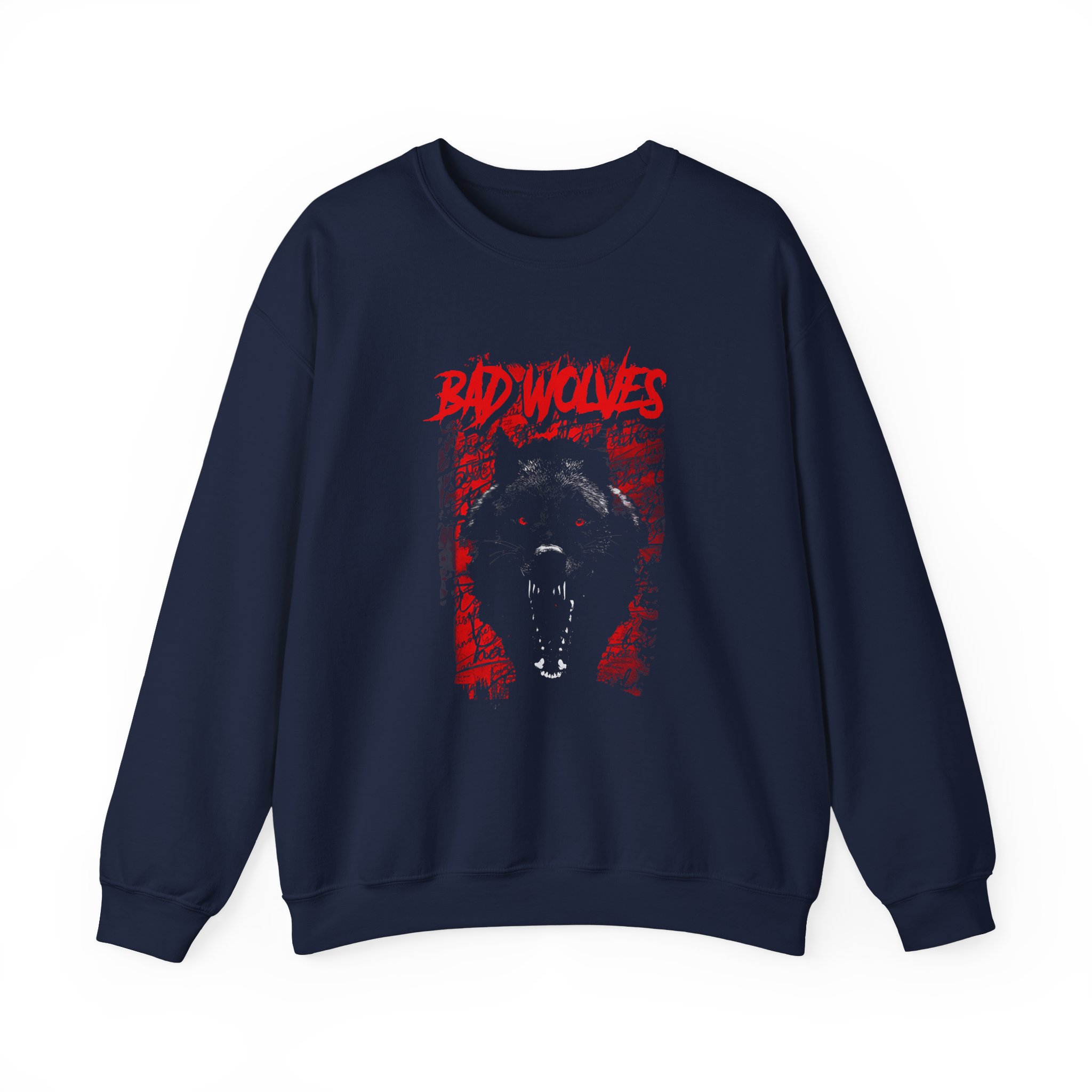 Bad Wolves Big Wolf Unisex Heavy Blendâ„¢ Crewneck Sweatshirt