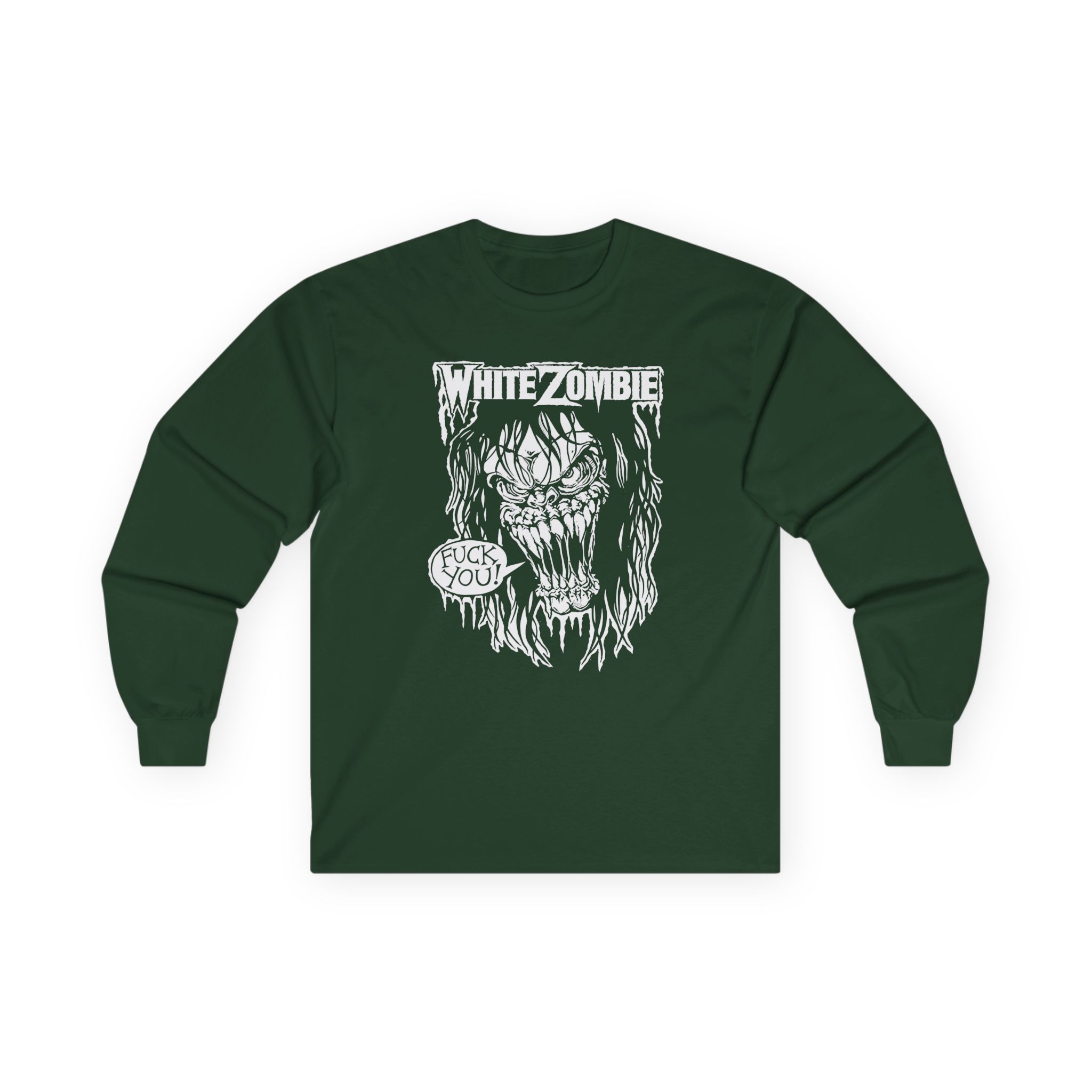 White Zombie F You Unisex Ultra Cotton Long Sleeve Tee