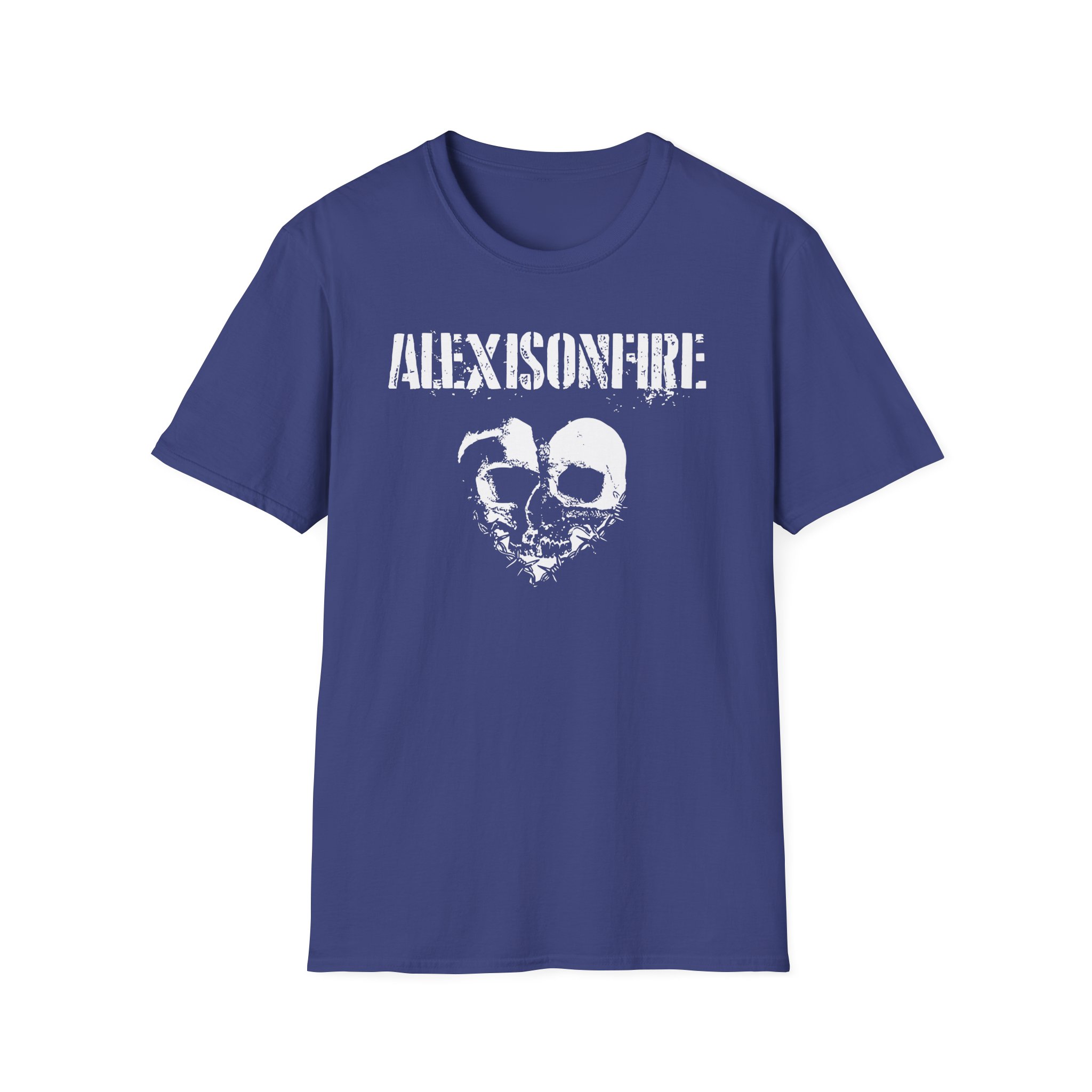 Alexisonfire Barbed Wire Heartskull Unisex Softstyle T-Shirt