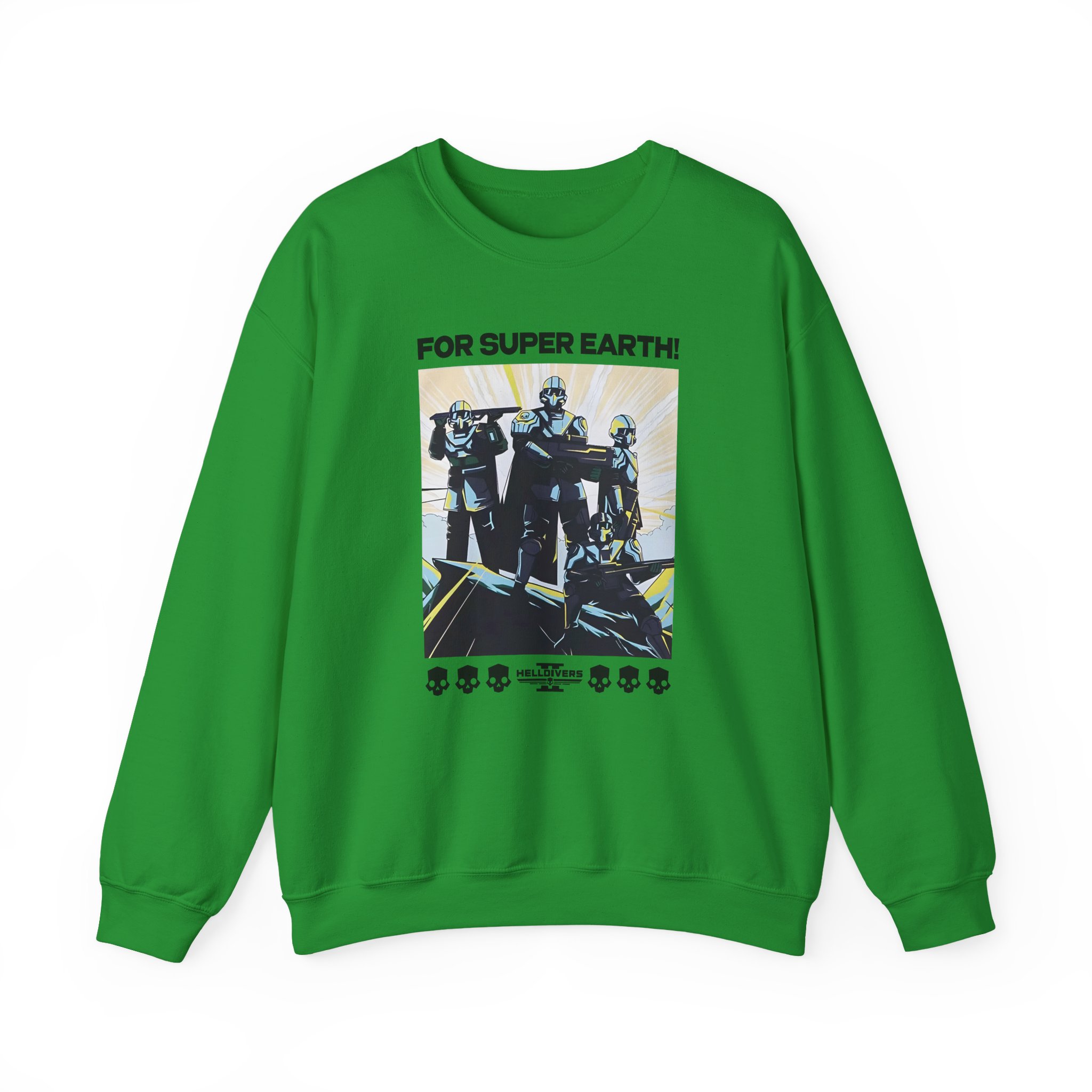 Helldivers for Democracy Unisex Heavy Blendâ„¢ Crewneck Sweatshirt