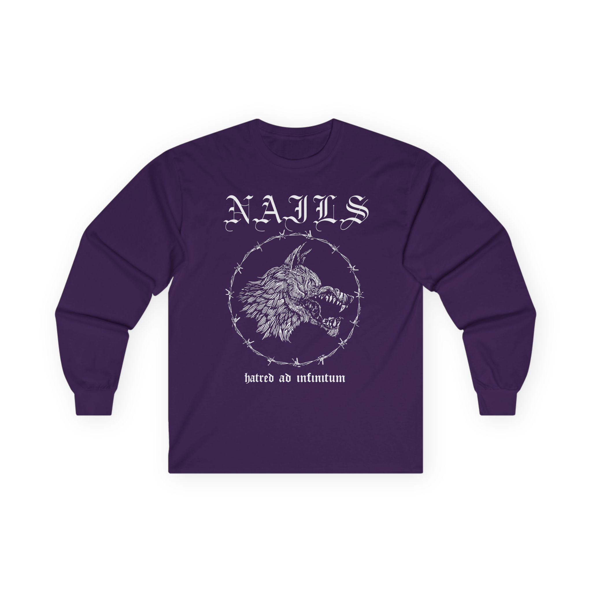Nails Hatred Dog Unisex Ultra Cotton Long Sleeve Tee