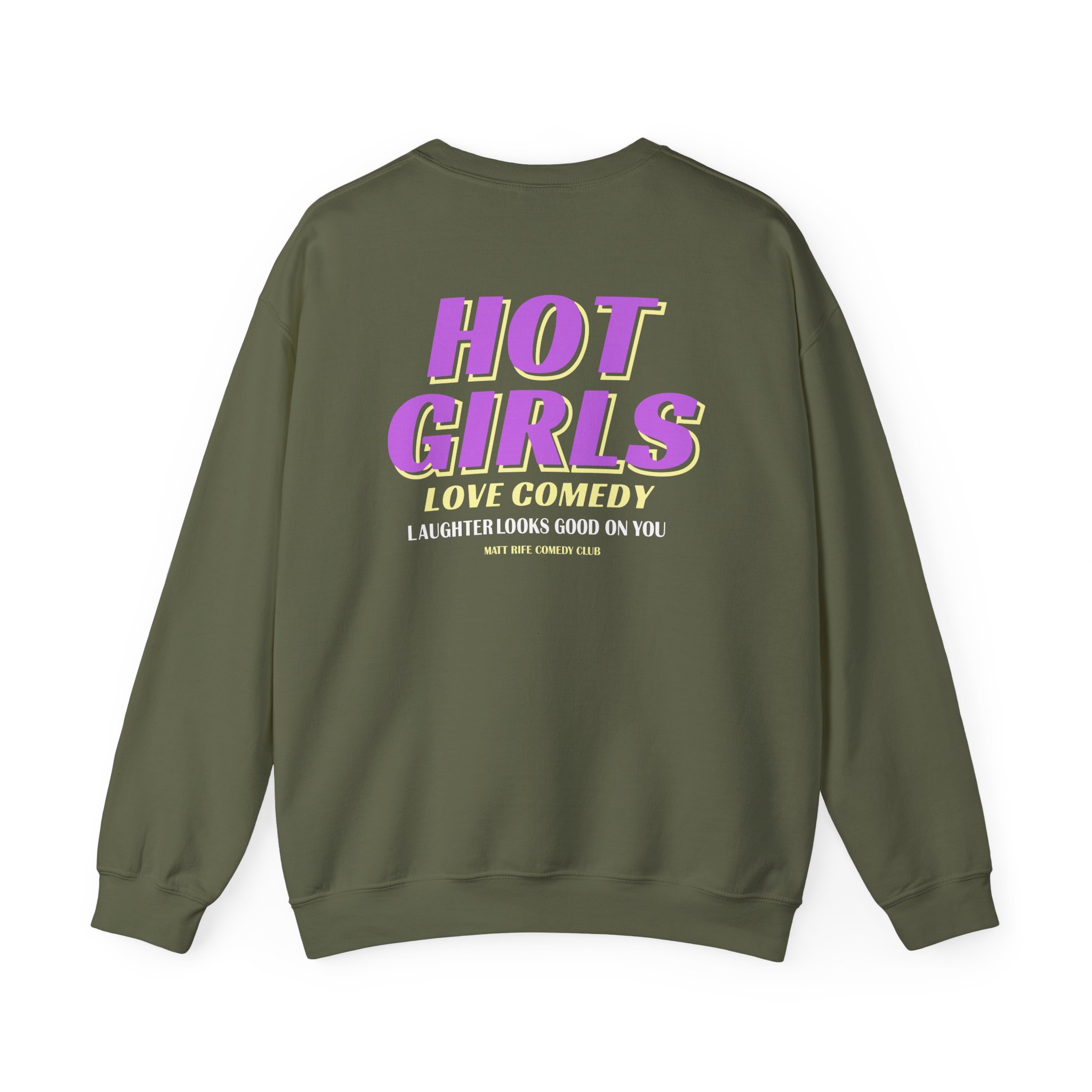 Matt Rife Hot Girls Love Comedy Unisex Heavy Blendâ„¢ Crewneck Sweatshirt