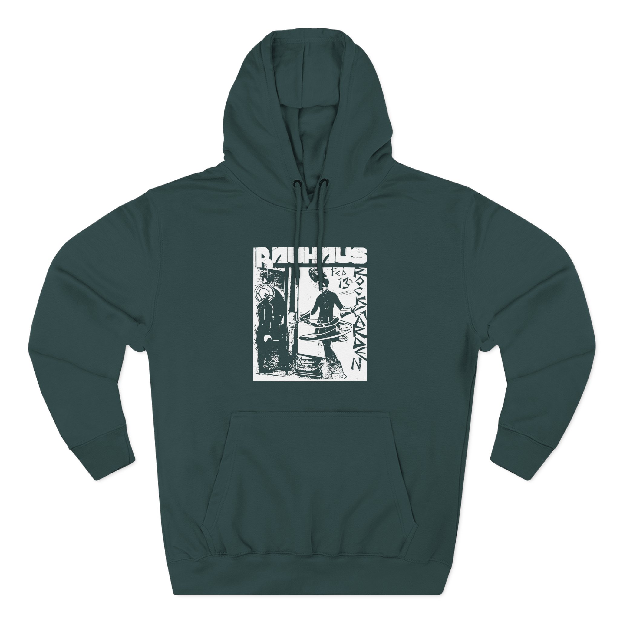 Bauhaus Three-Panel Fleece Hoodie
