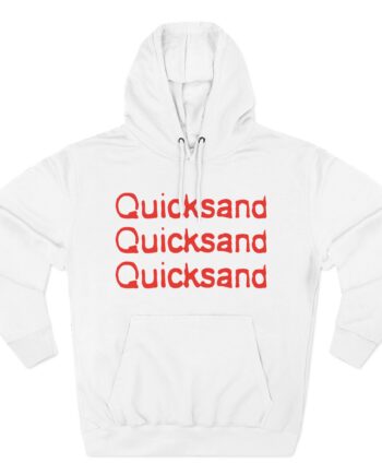 Quicksand Logo Three-Panel Fleece Hoodie