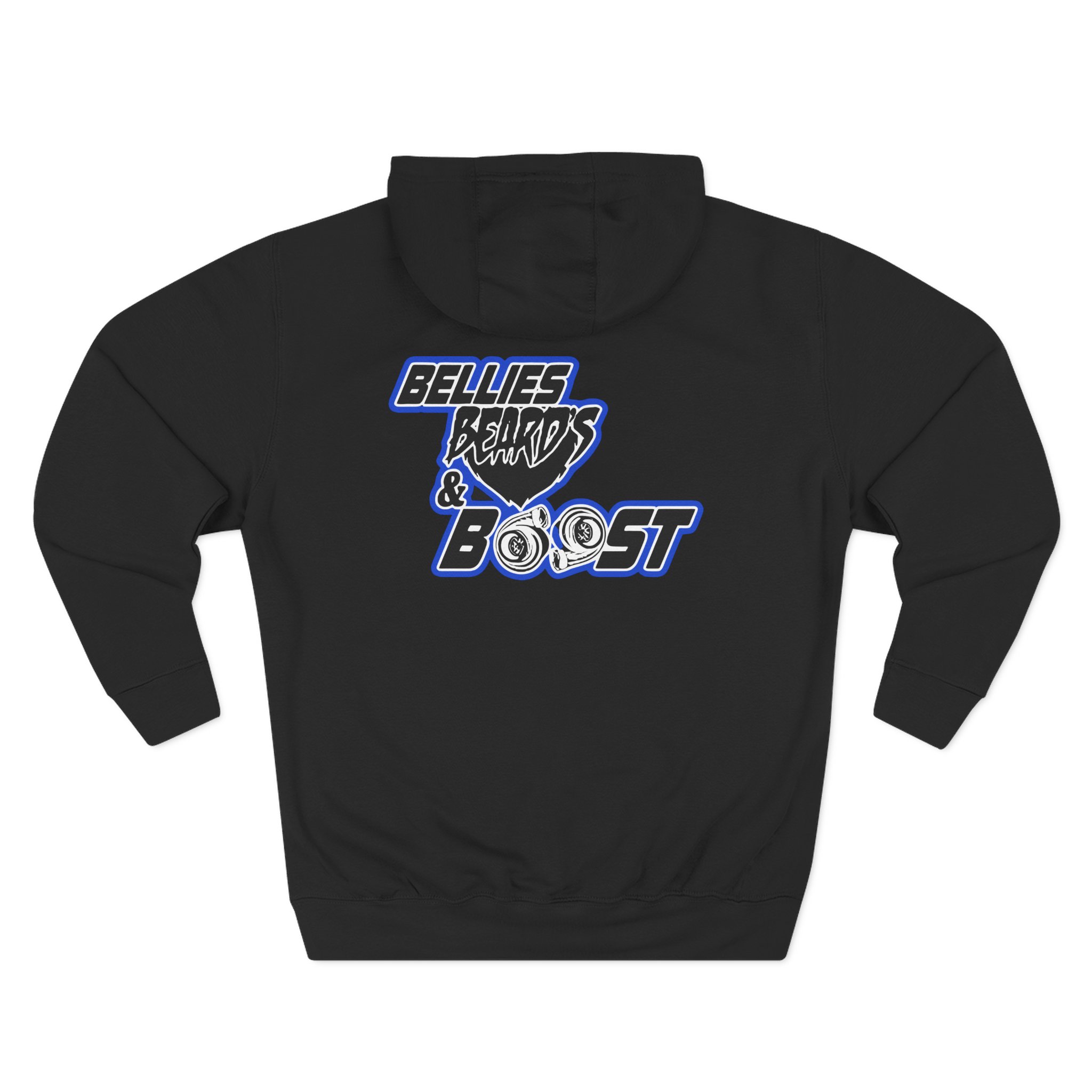 Cleetus Mcfarland Dr. Tuneemall’s Beards Three-Panel Fleece Hoodie