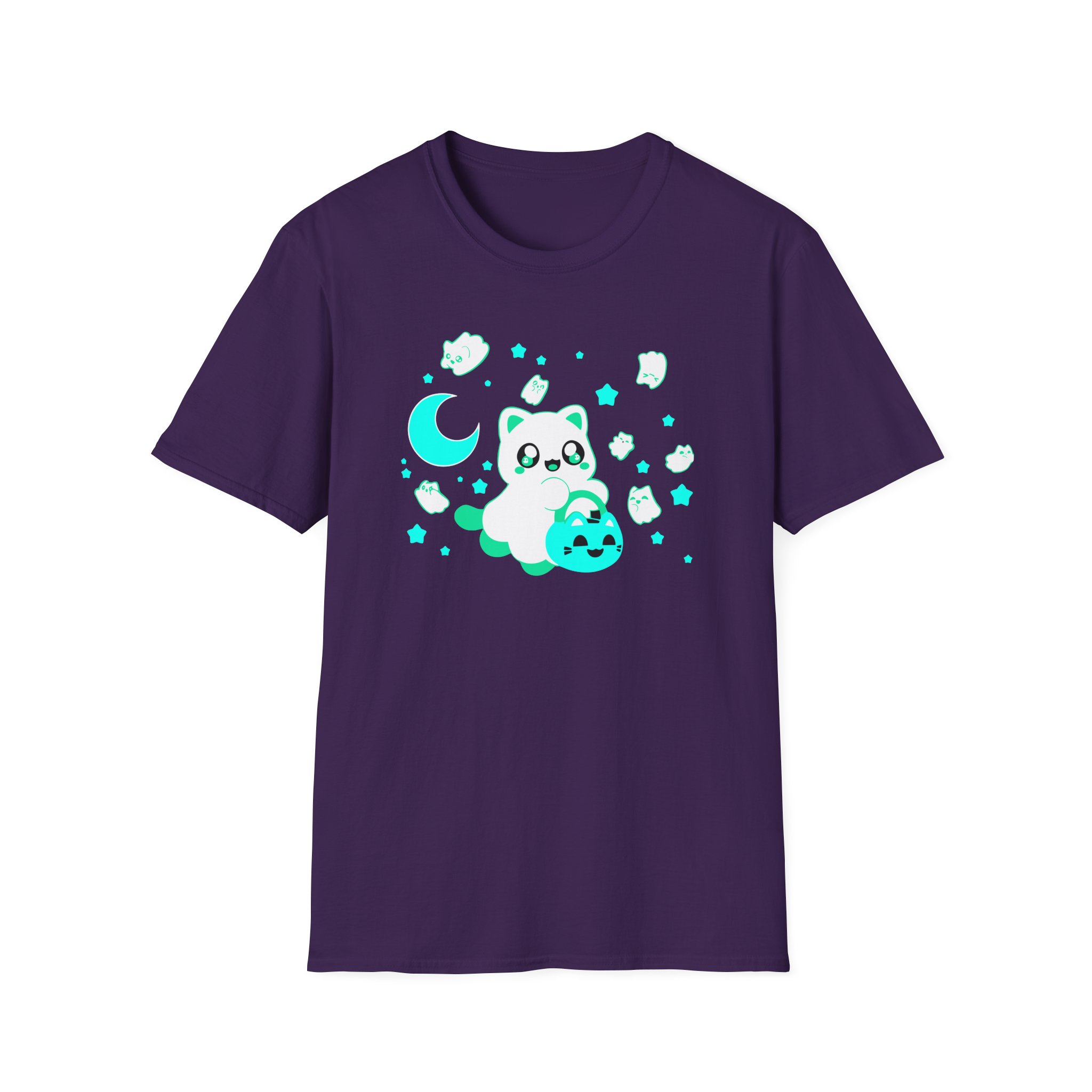 Aphmau Ghost Cat Unisex Softstyle T-Shirt