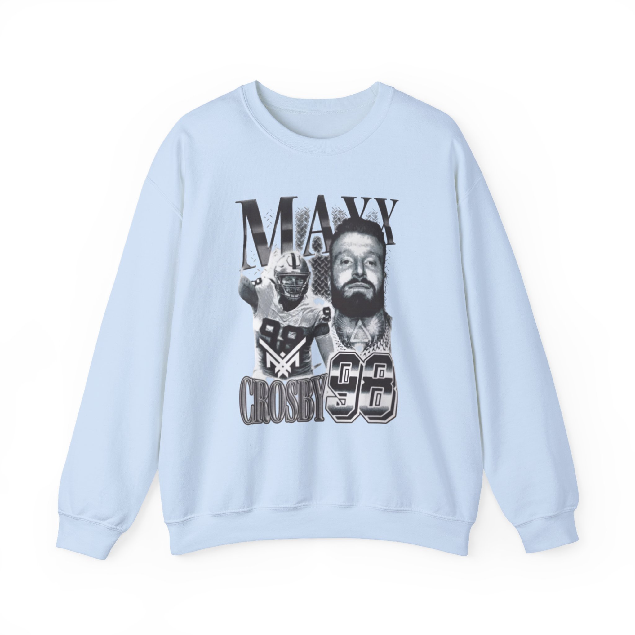 Maxx Crosby Vintage Unisex Heavy Blendâ„¢ Crewneck Sweatshirt