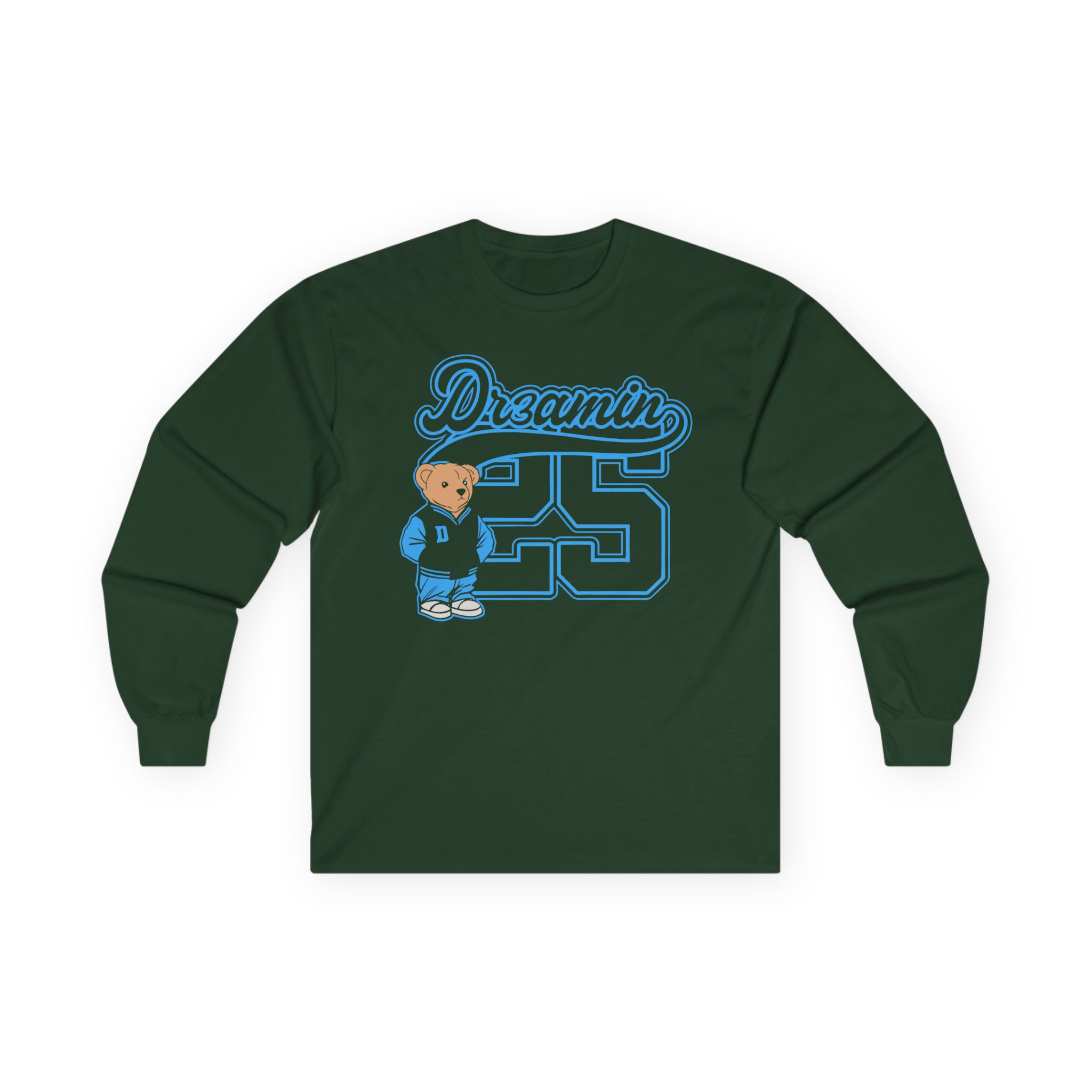 Clix Dr3amin Varsity Bear Unisex Ultra Cotton Long Sleeve Tee